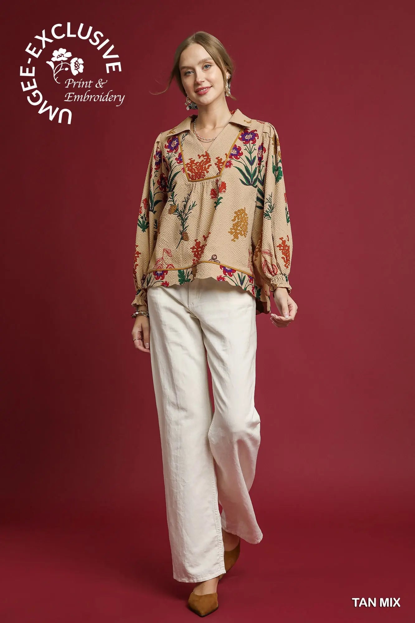 Floral Long Sleeve Top