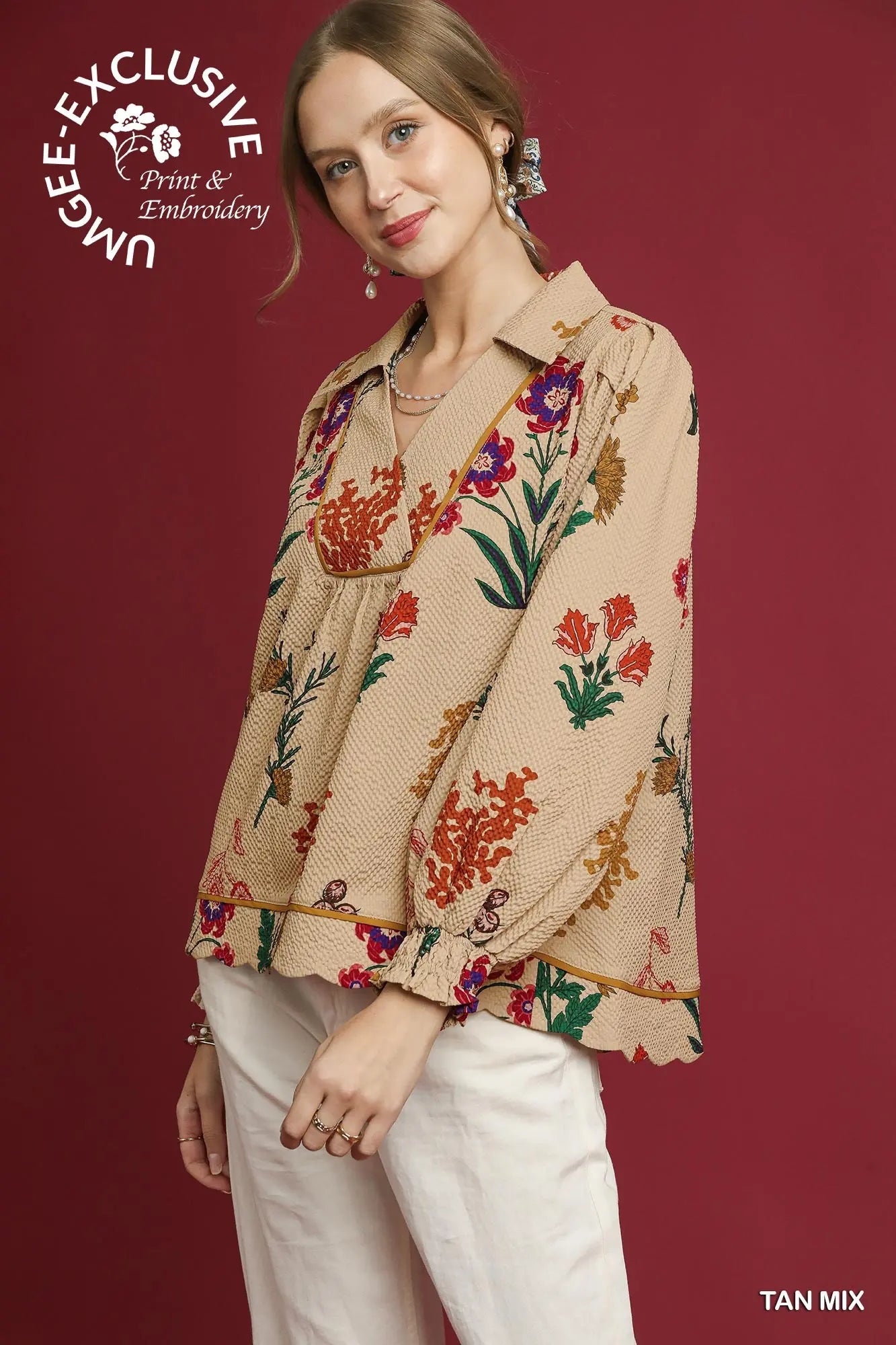 Floral Long Sleeve Top