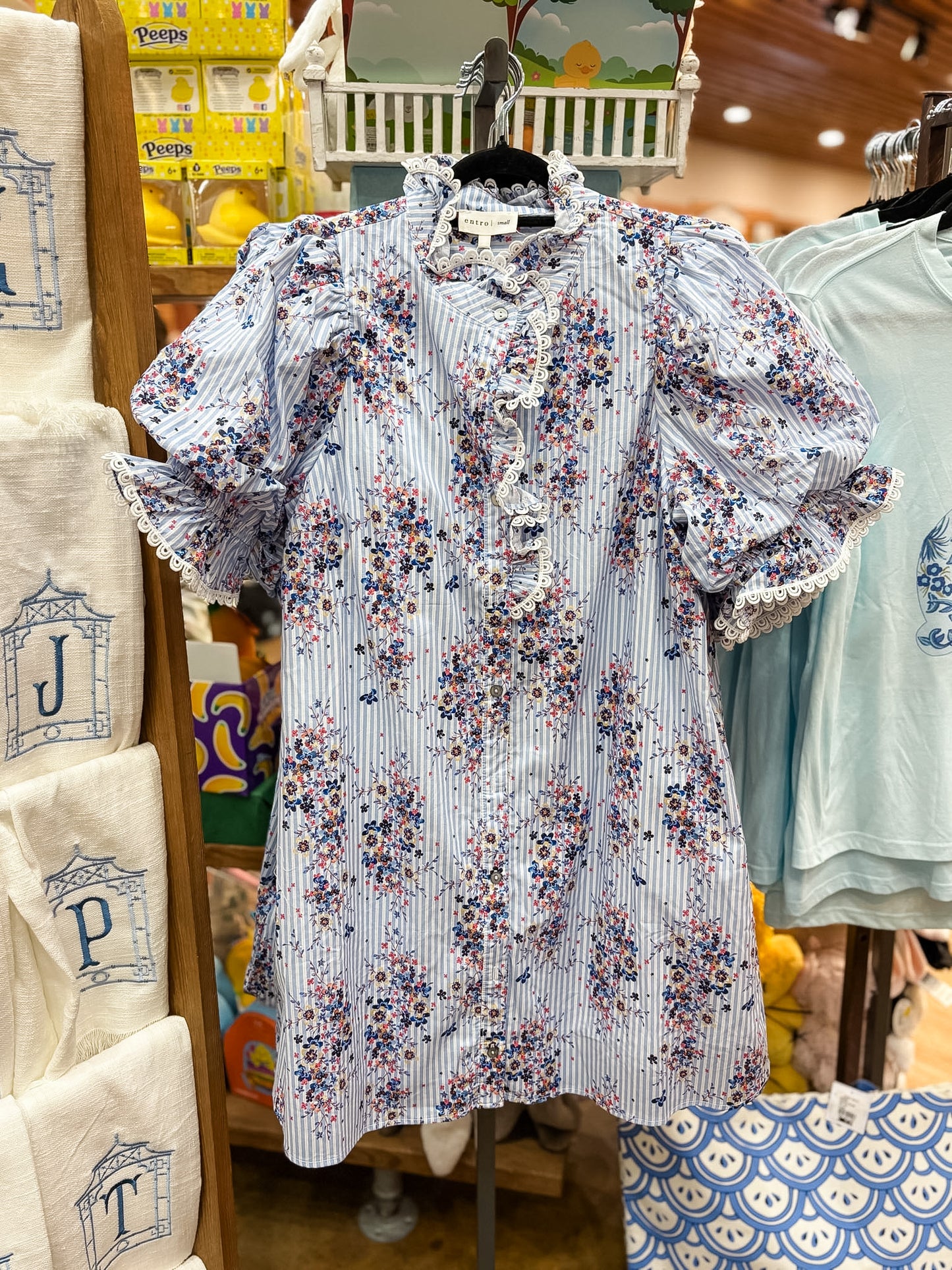 Floral Striped Dress