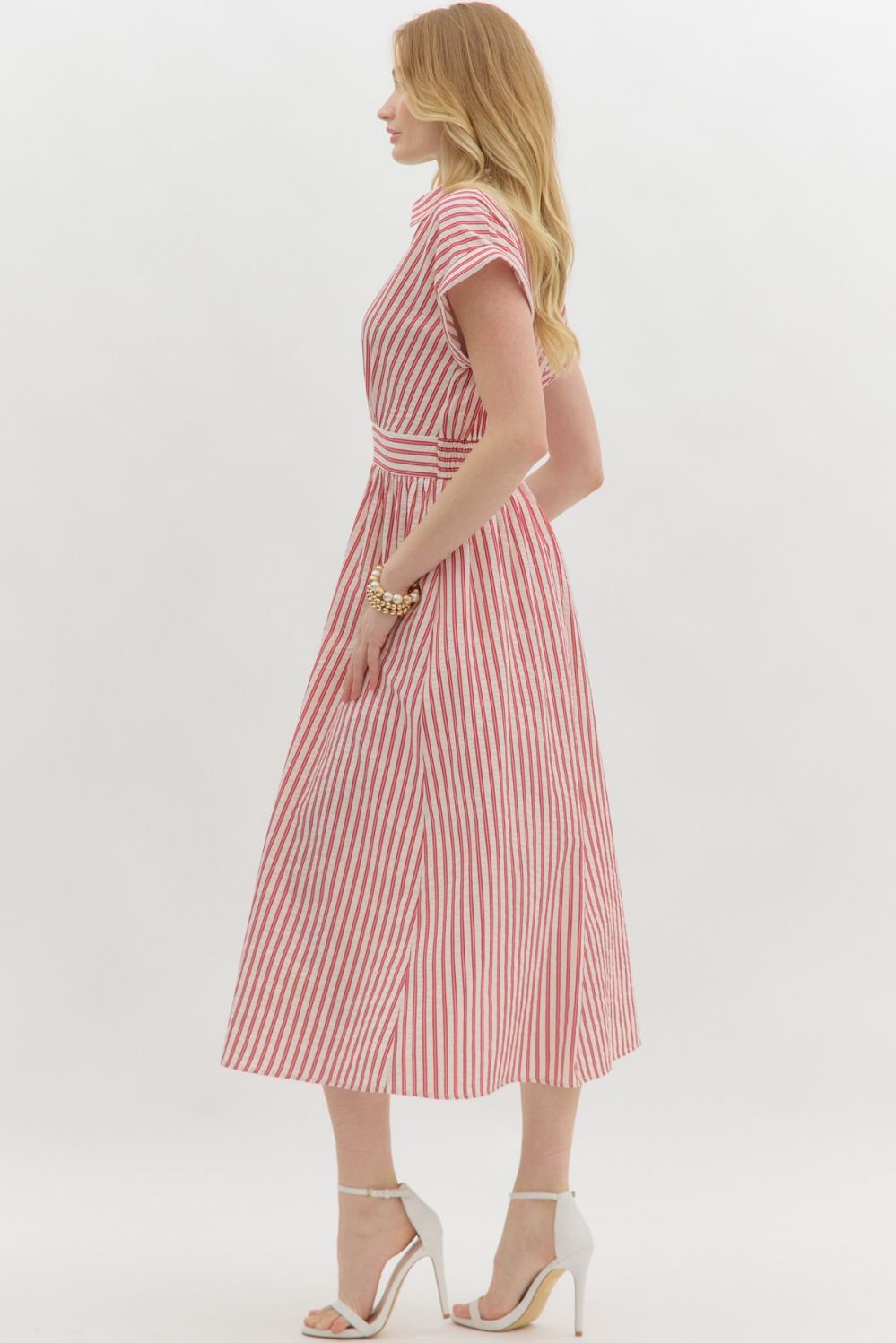 Striped Shirt Dress