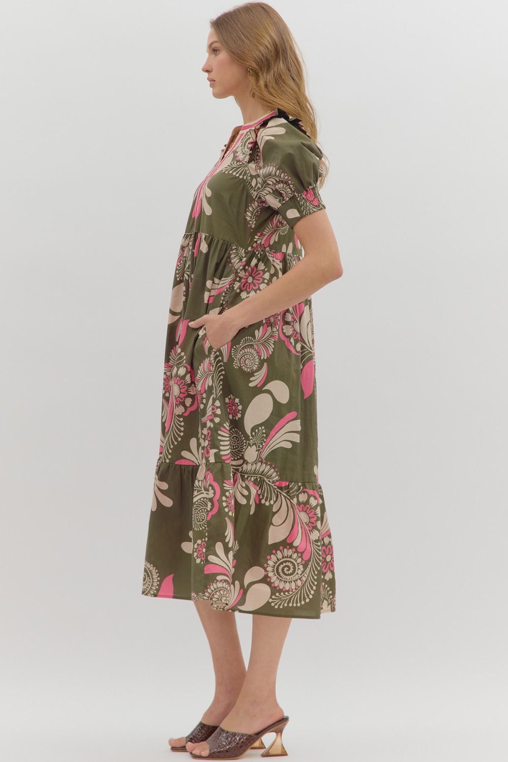 Paisley Midi Dress