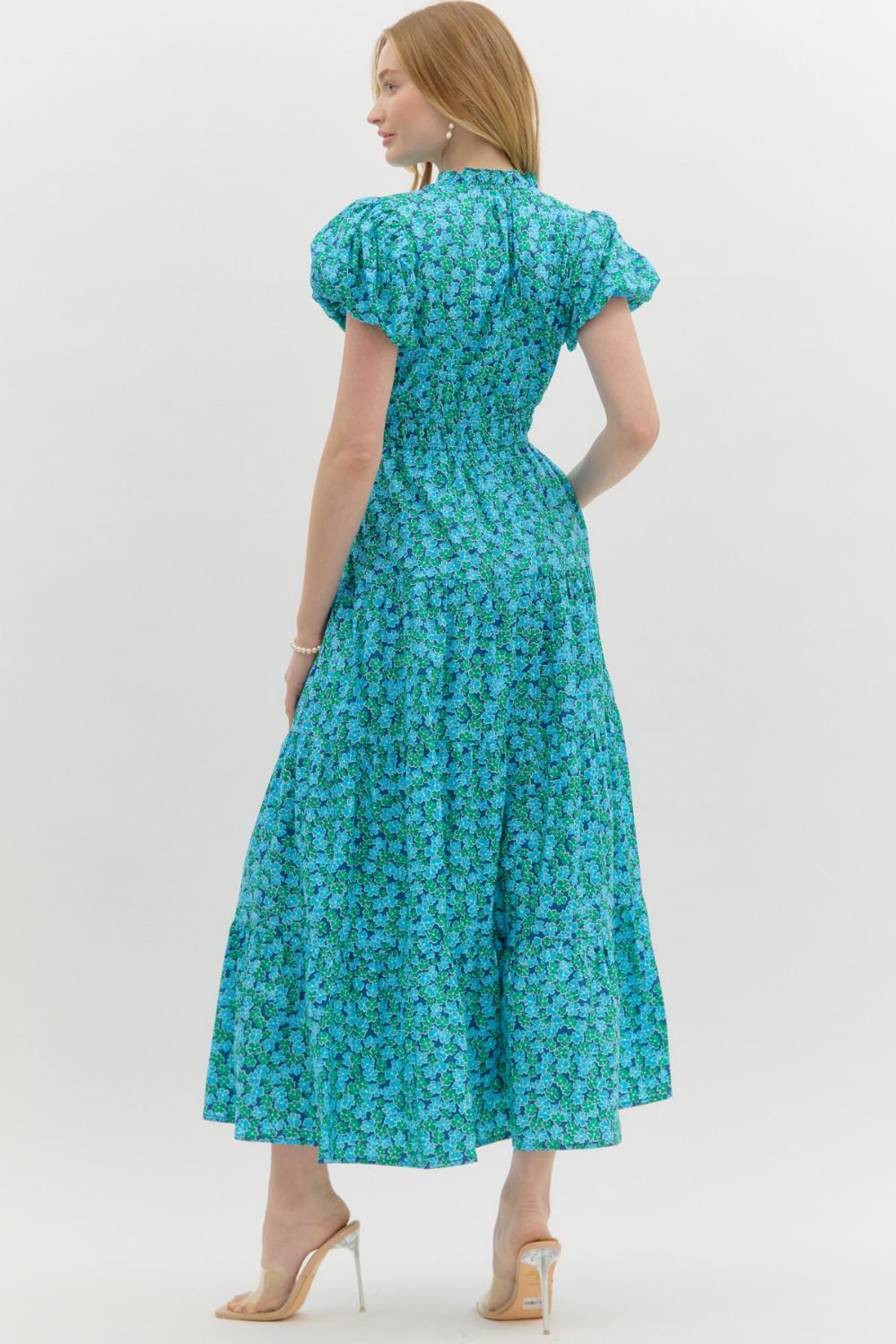 Floral Puff Sleeve Dress