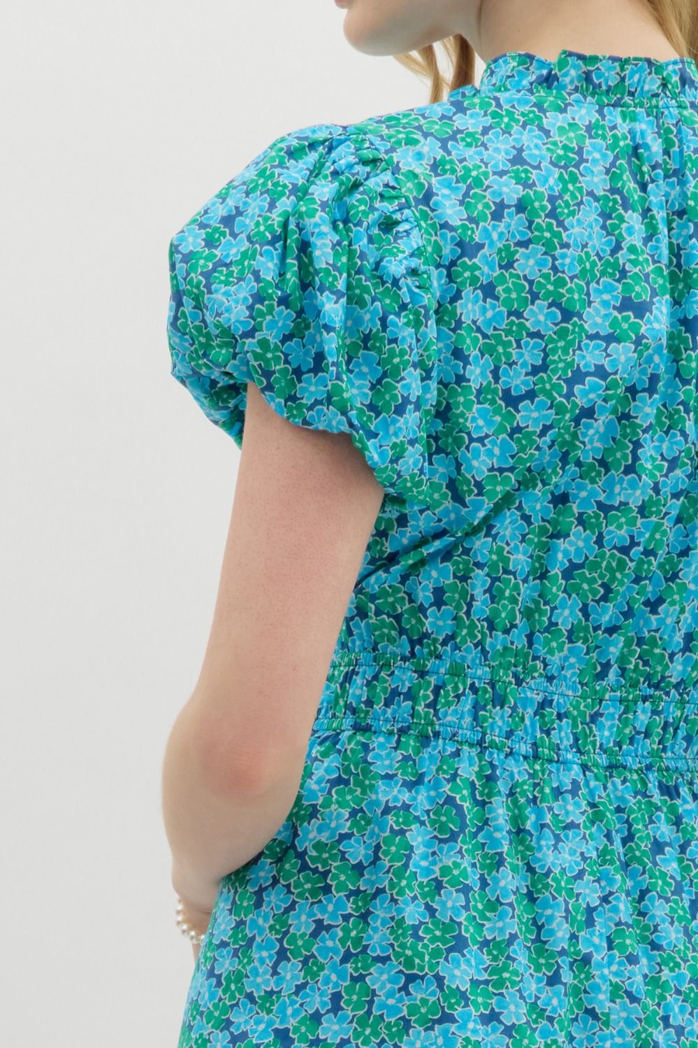 Floral Puff Sleeve Dress