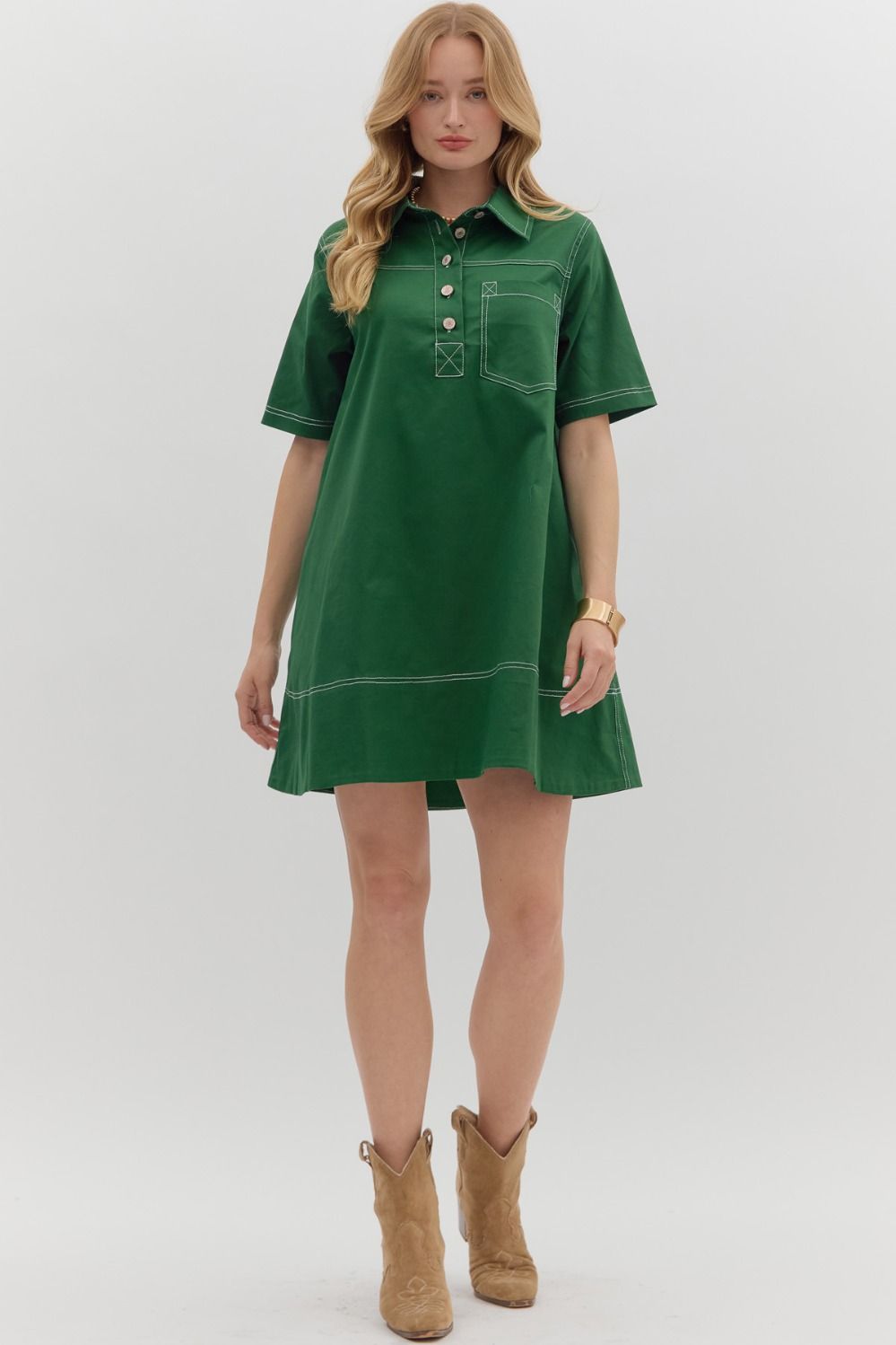 Mini Shirt Dress