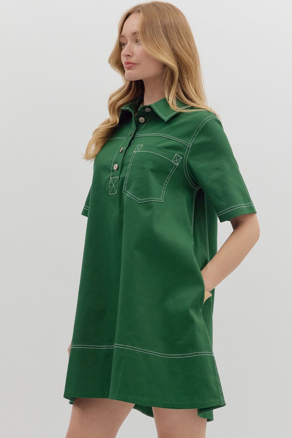 Mini Shirt Dress