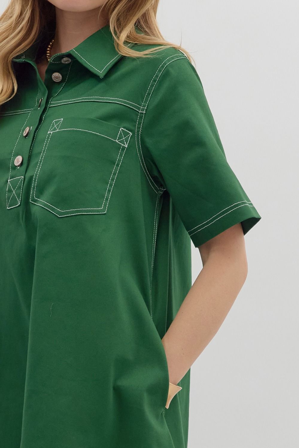 Mini Shirt Dress