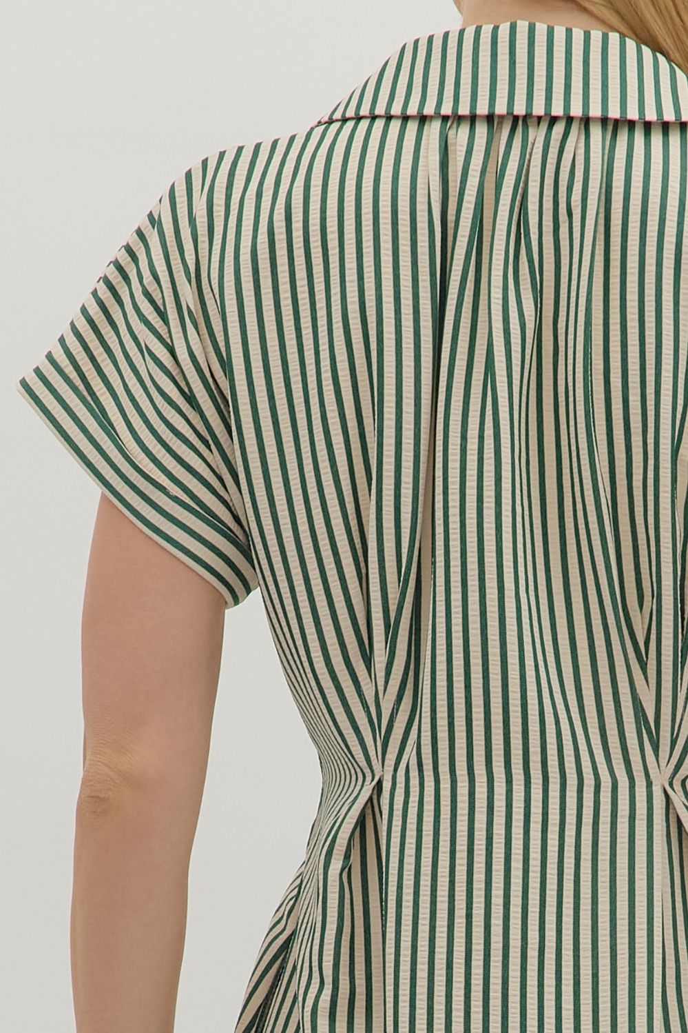 Striped Shirt Dress