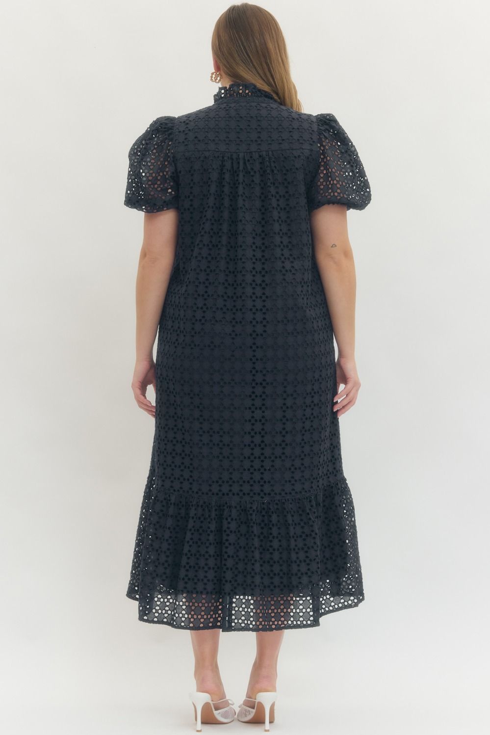 Eyelet Maxi Dress