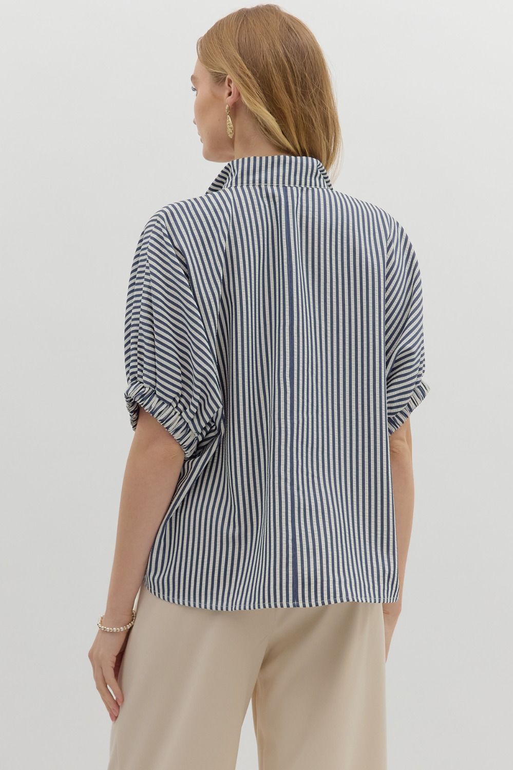 Striped Dolman Top