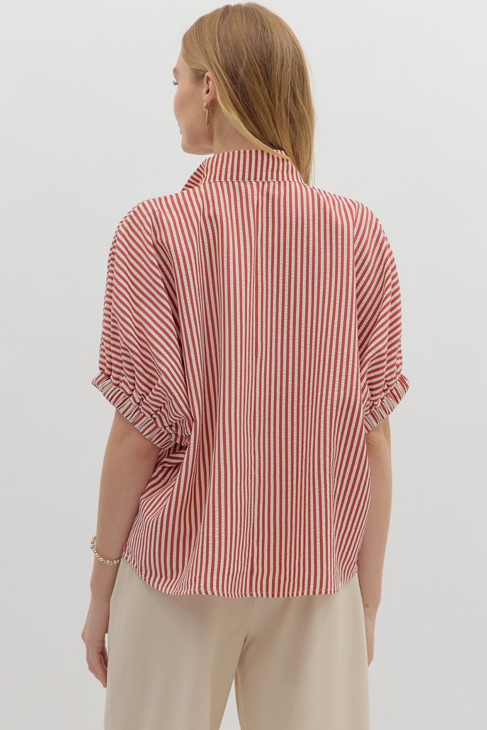 Striped Dolman Top