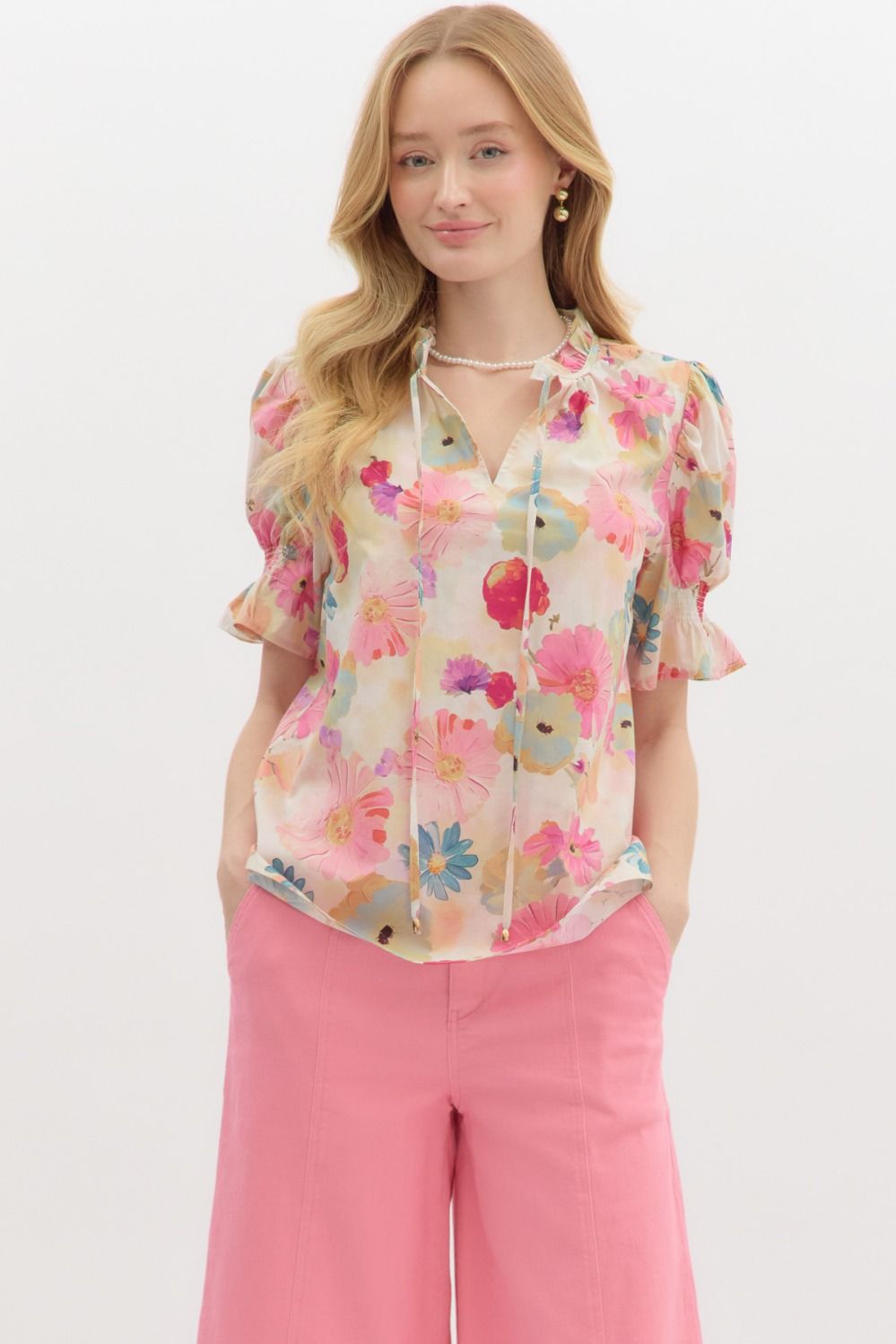 Floral Pullover Top