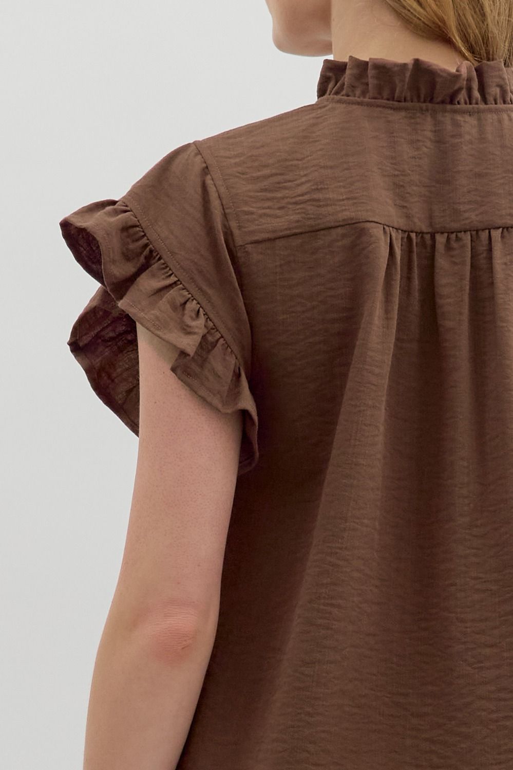Ruffle Sleeve Top