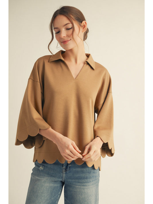 Scallop Edged Top