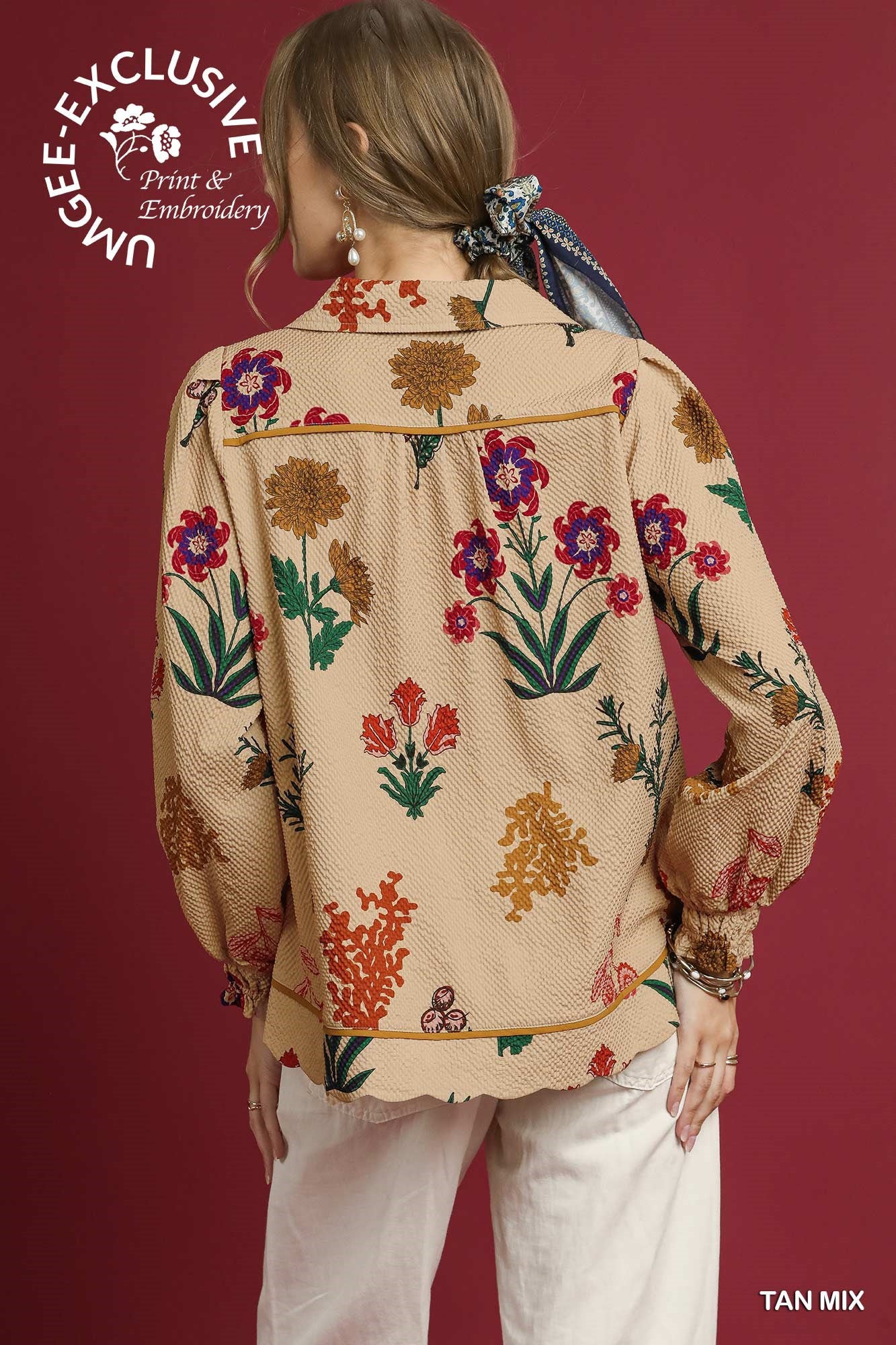 Floral Long Sleeve Top