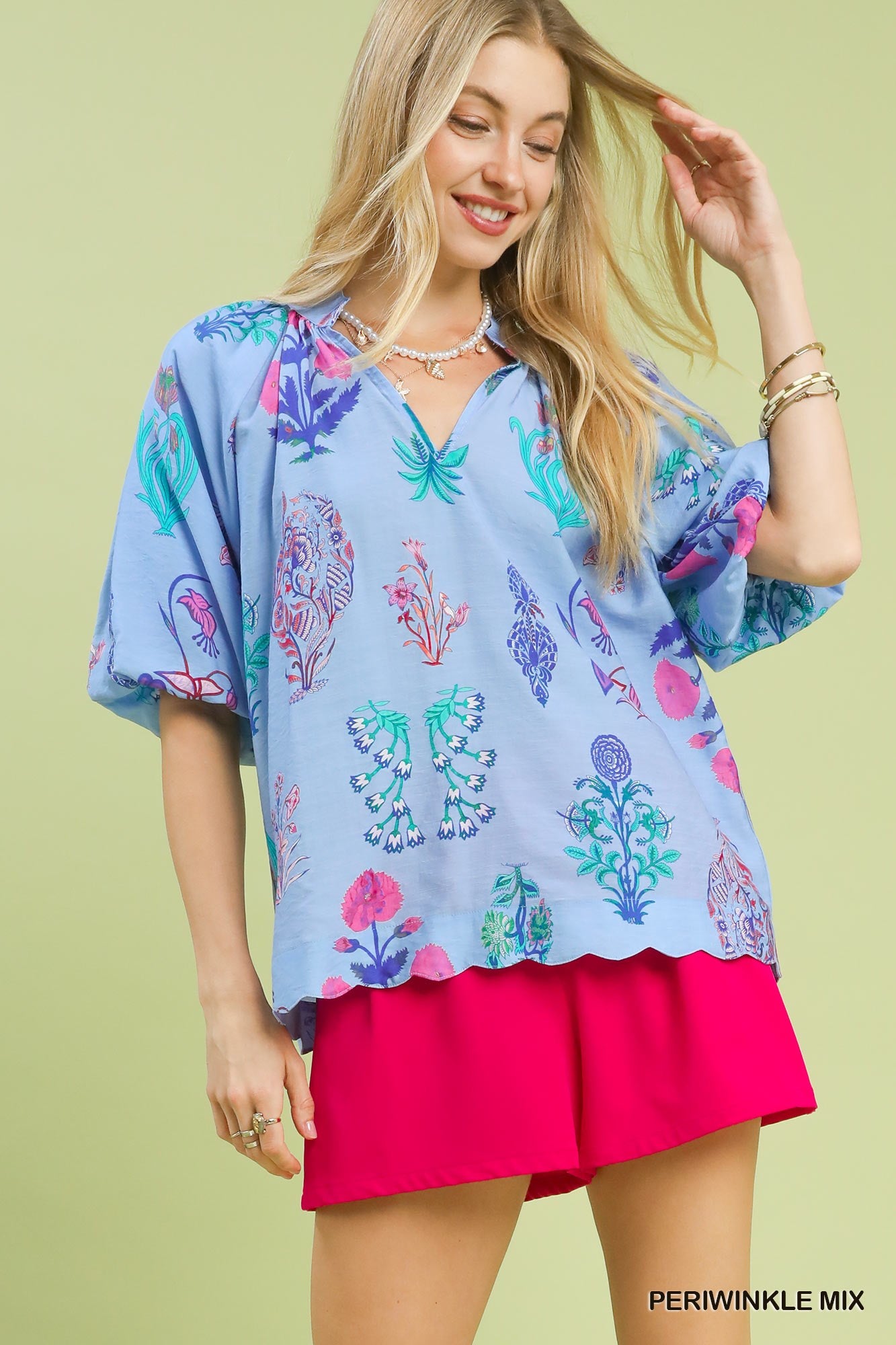 Floral Print Blouse