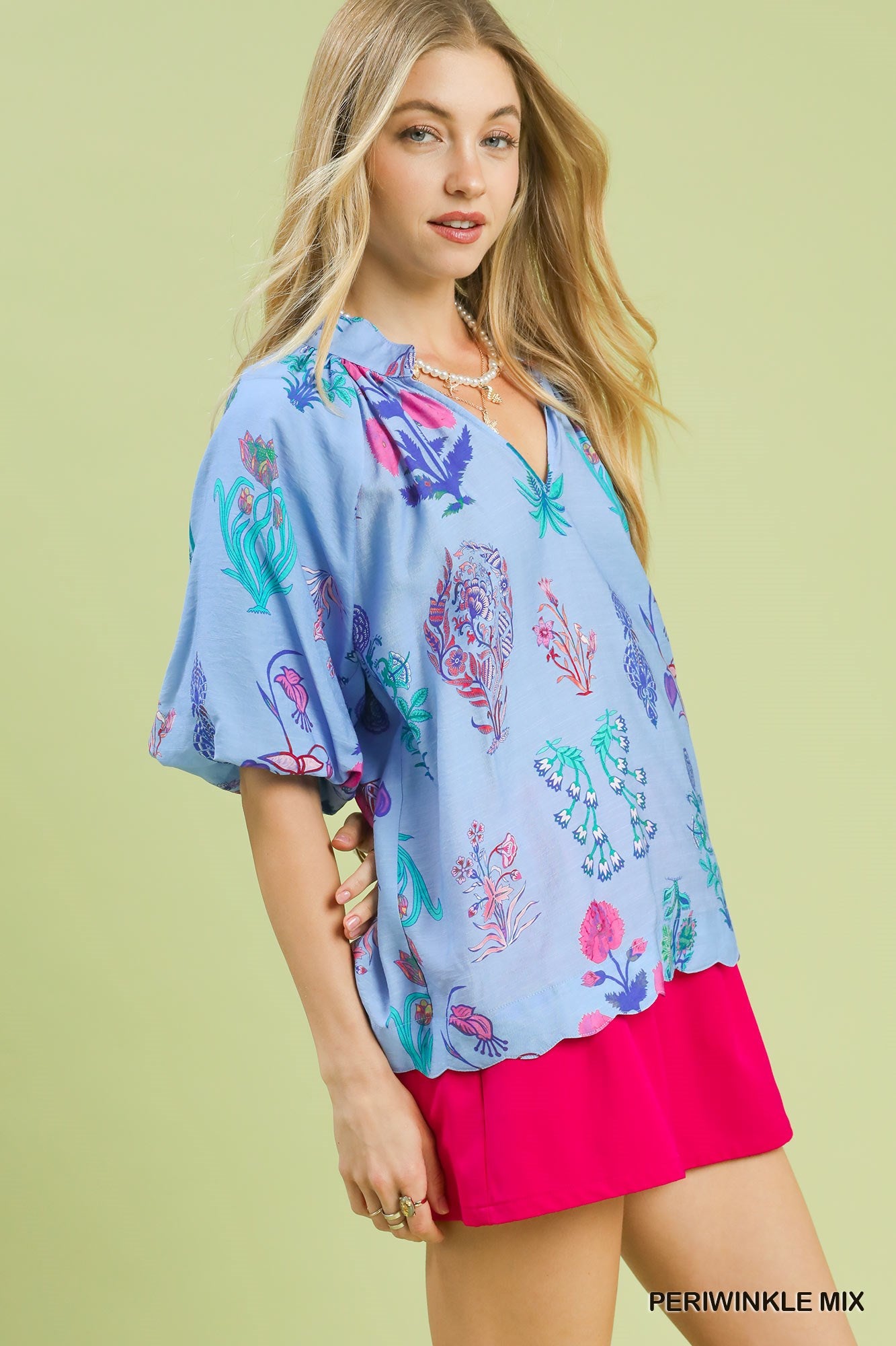 Floral Print Blouse