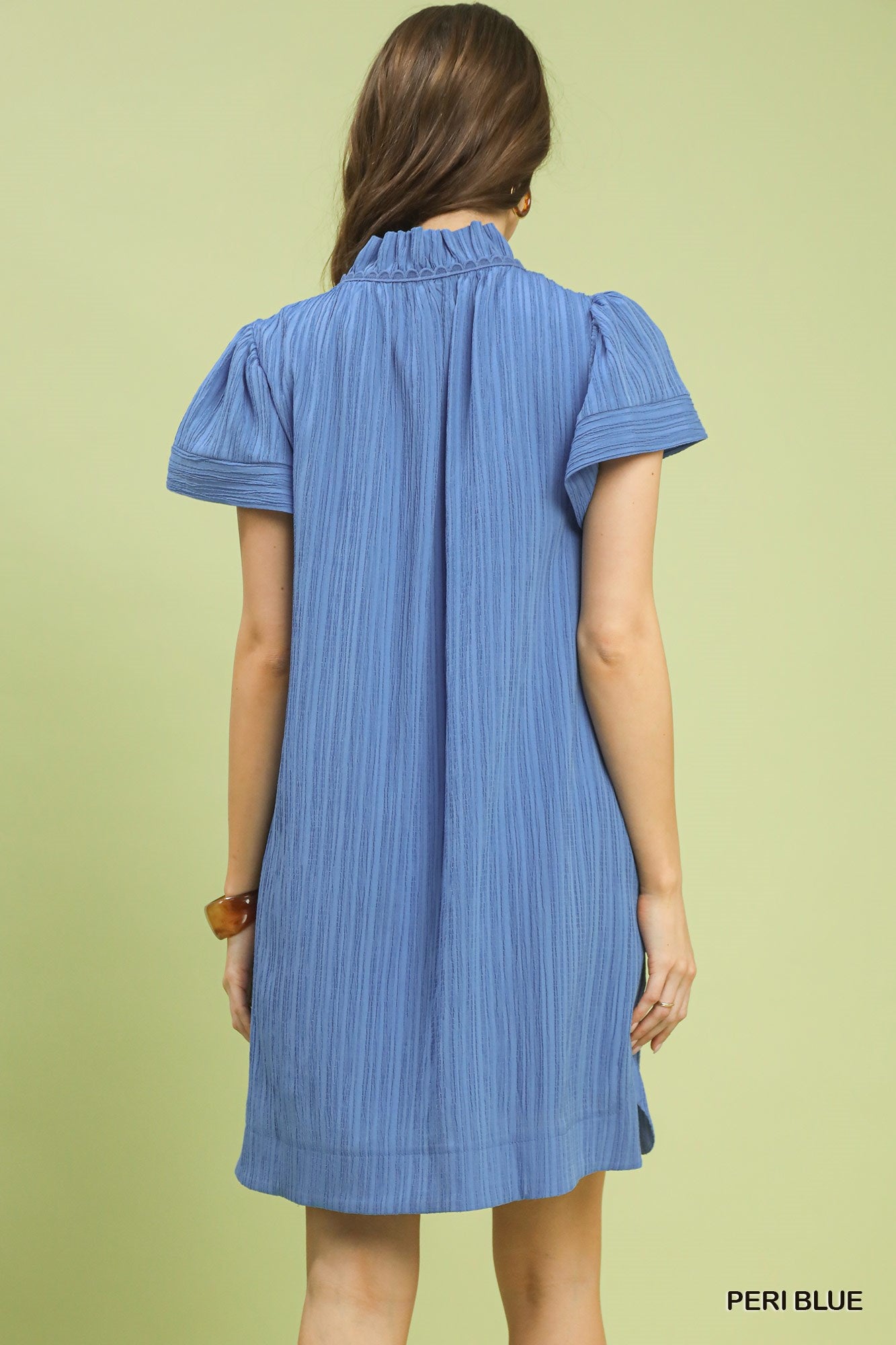 Flutter Sleeve Mini Dress