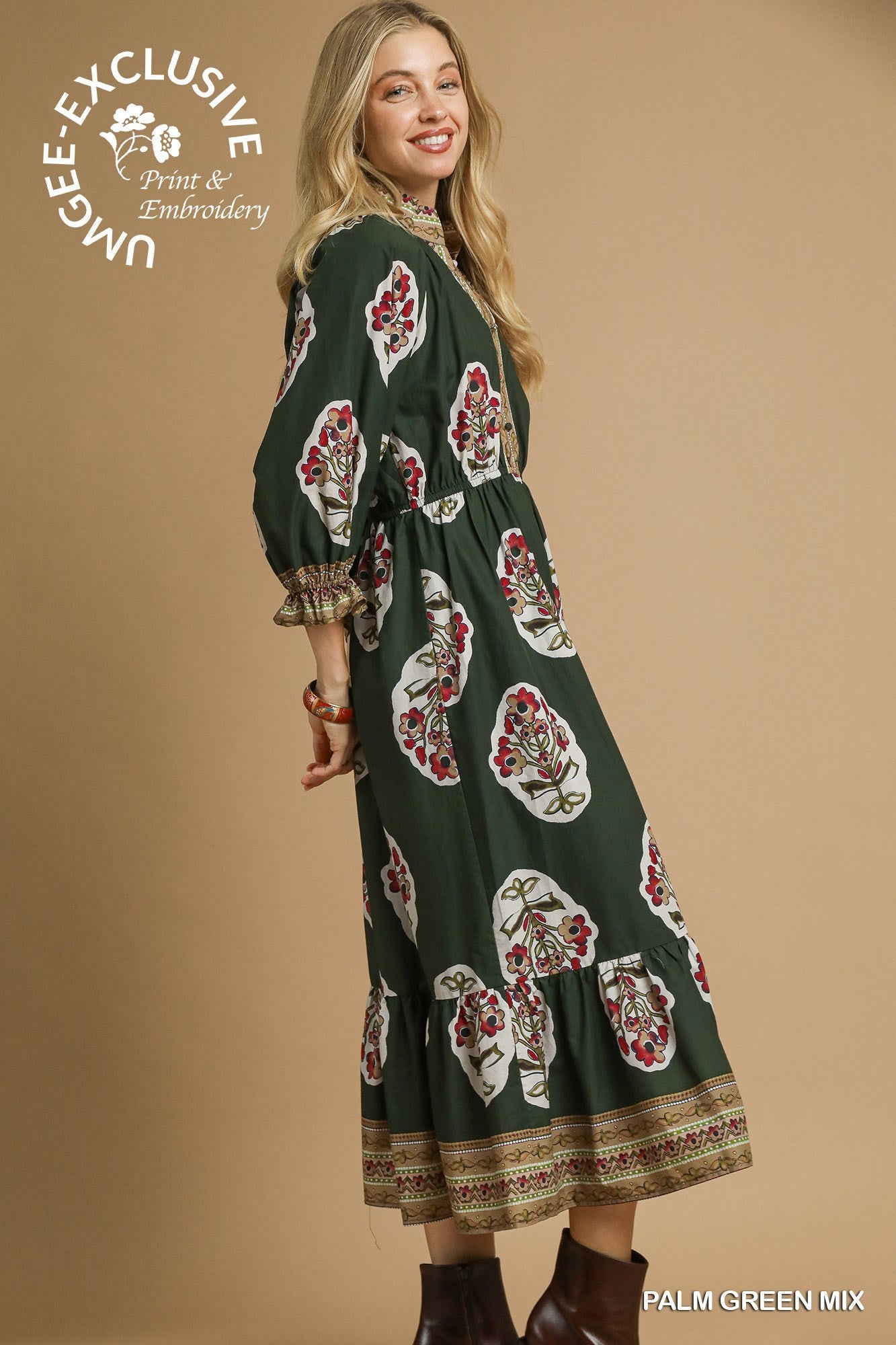 Flower Patch Midi Dress
