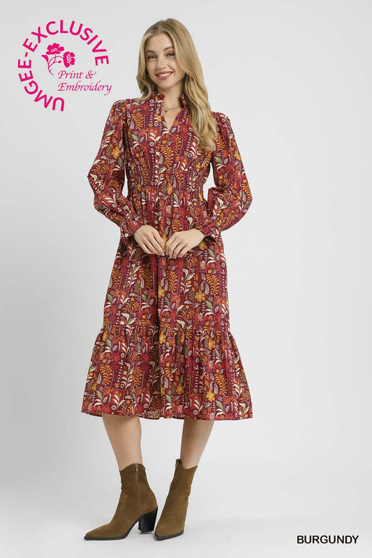 Floral Midi Dress