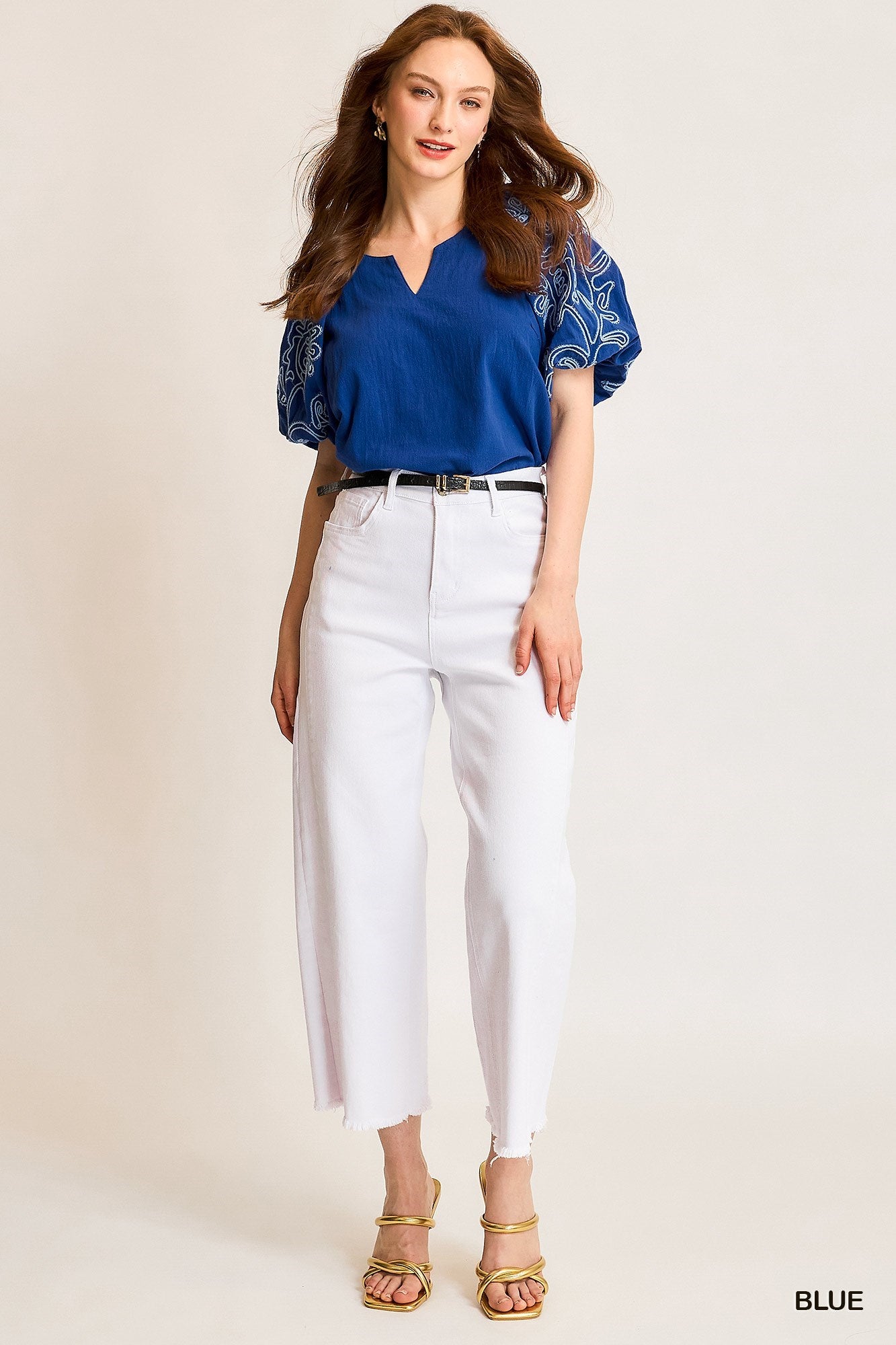 Boho Chic Embroidered Blouse