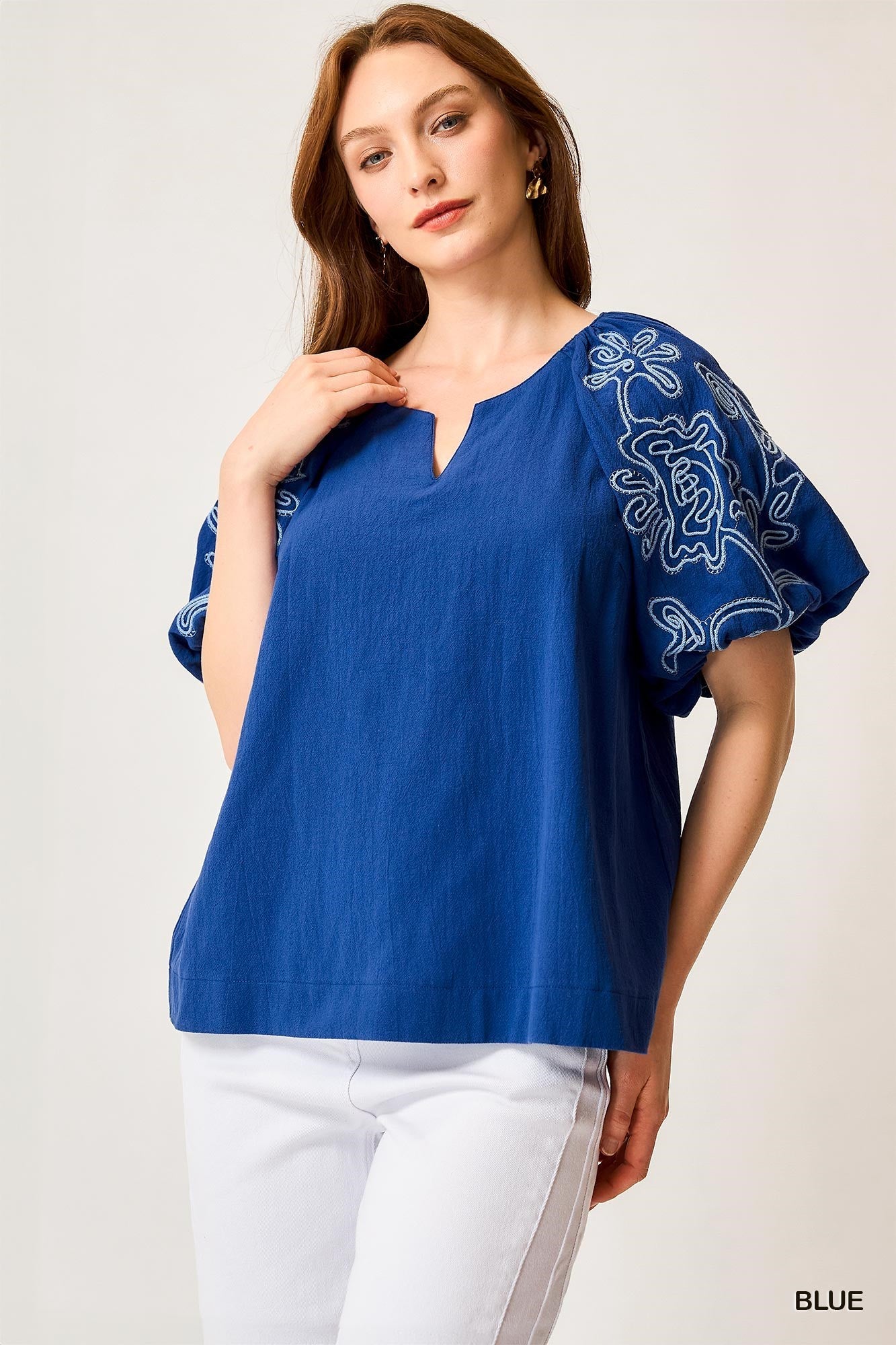 Boho Chic Embroidered Blouse