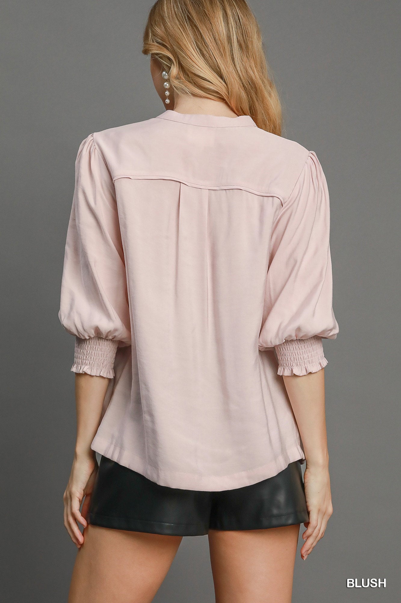 Split Neck Top