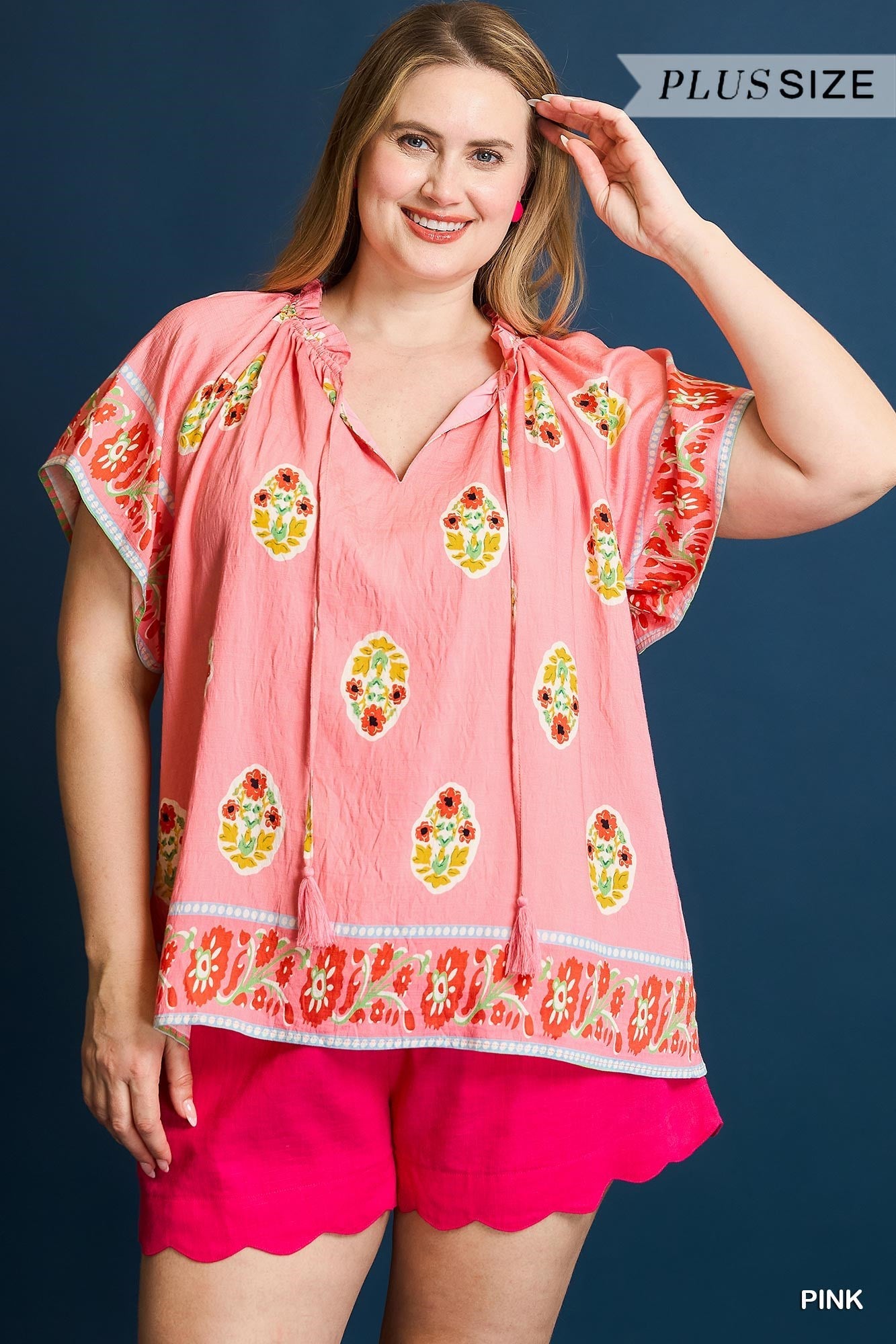 Boho Bloom Border Top