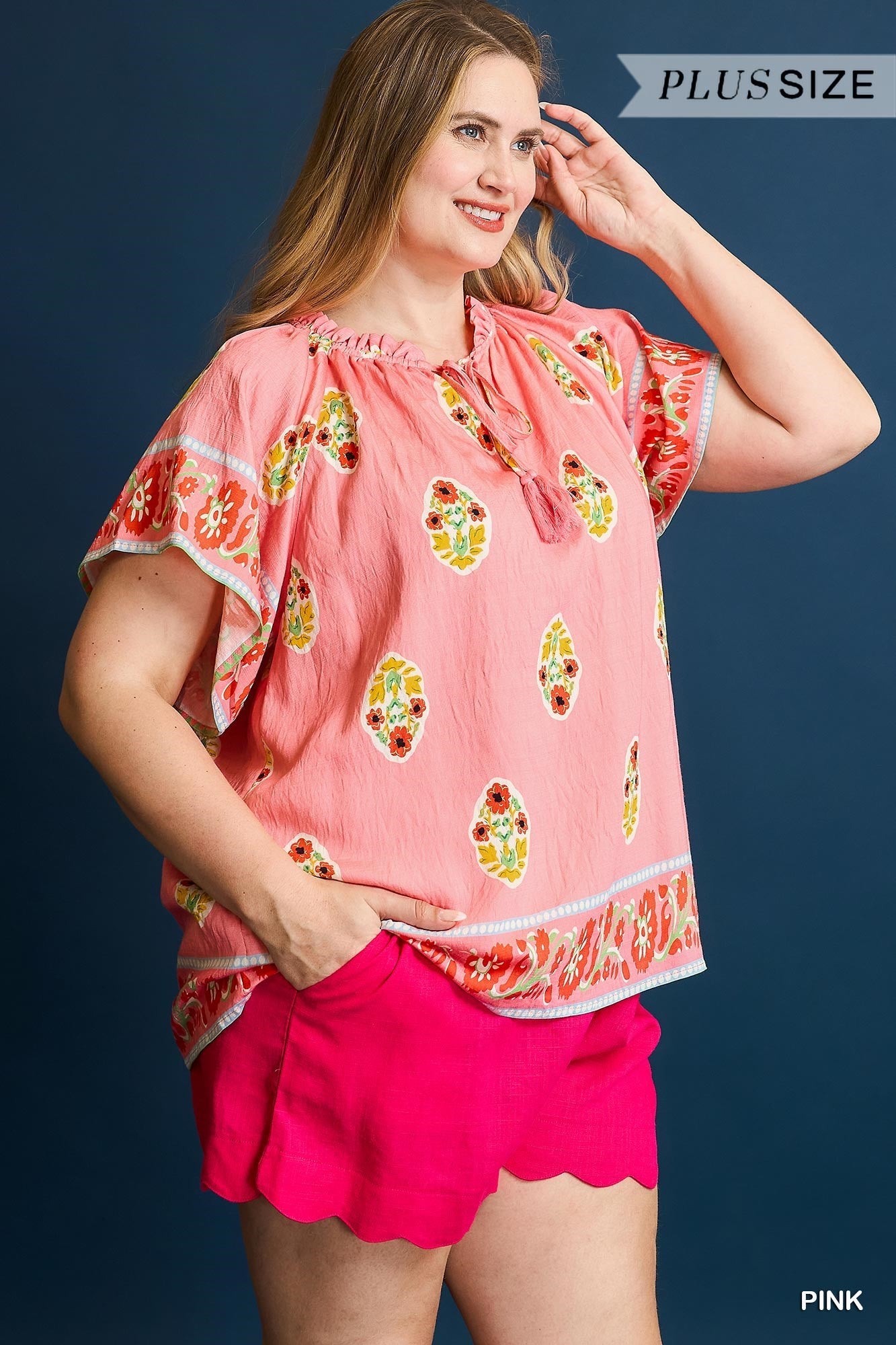 Boho Bloom Border Top