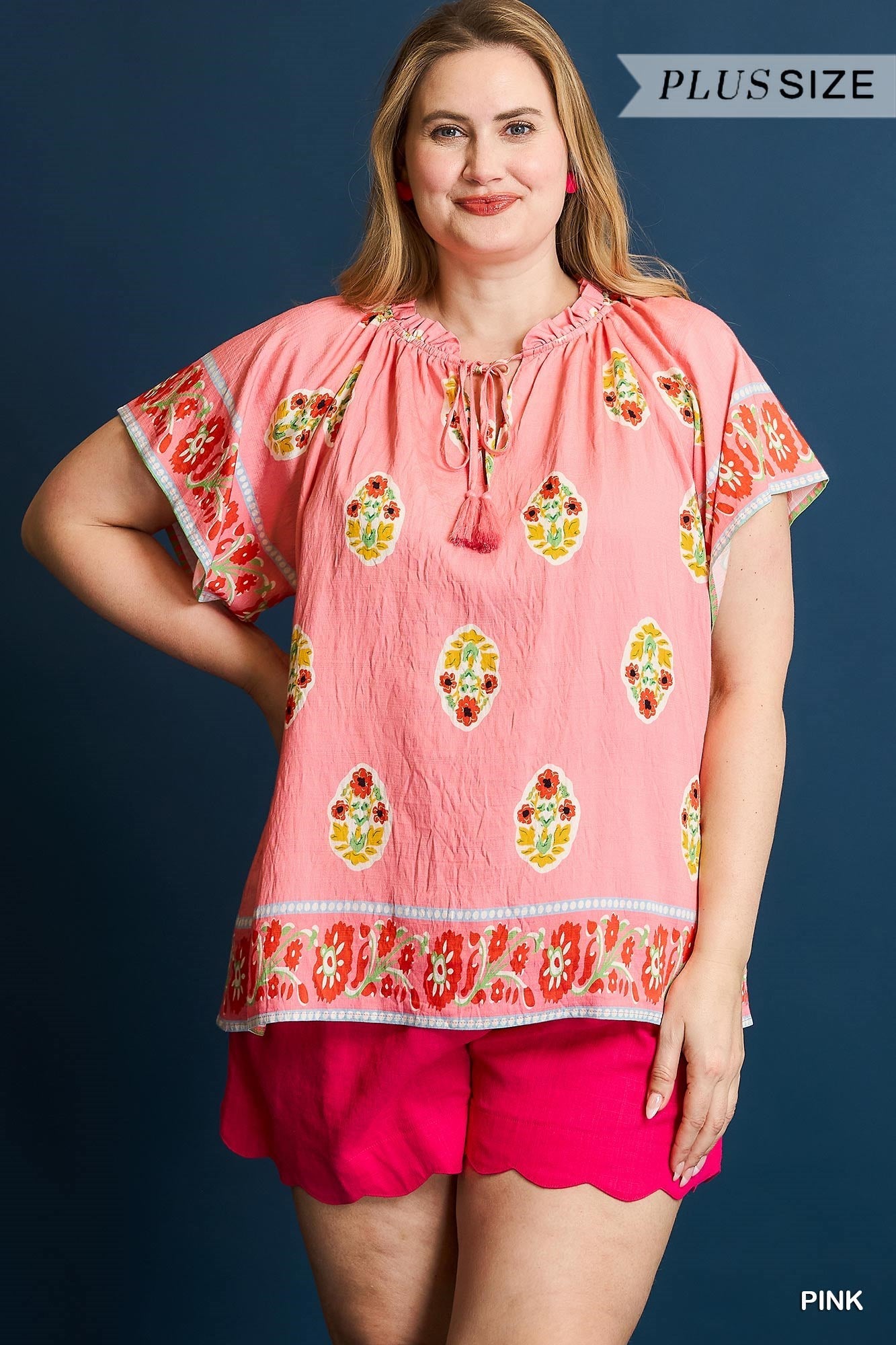 Boho Bloom Border Top