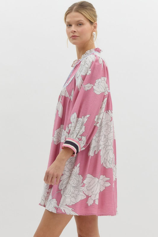 Floral Pullover Dress