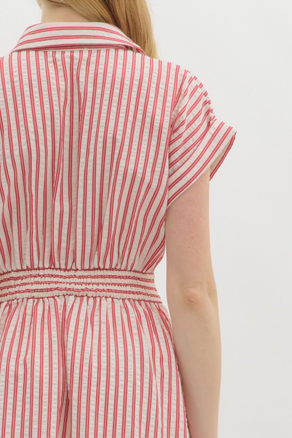 Striped Shirt Dress