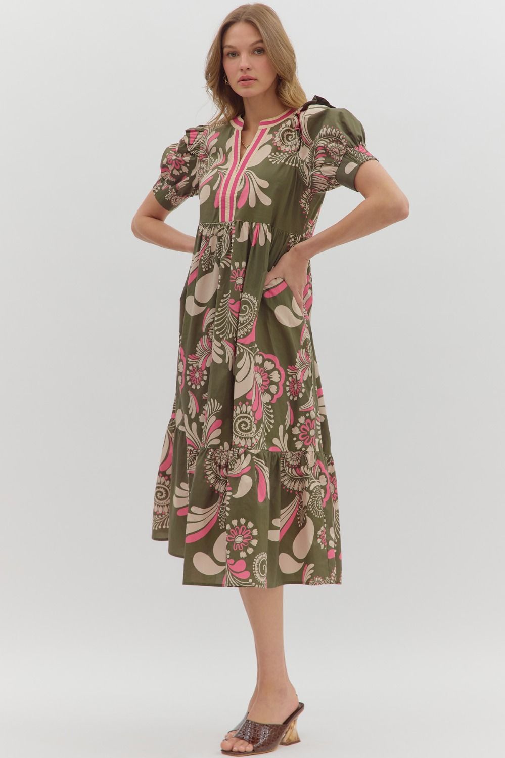 Paisley Midi Dress