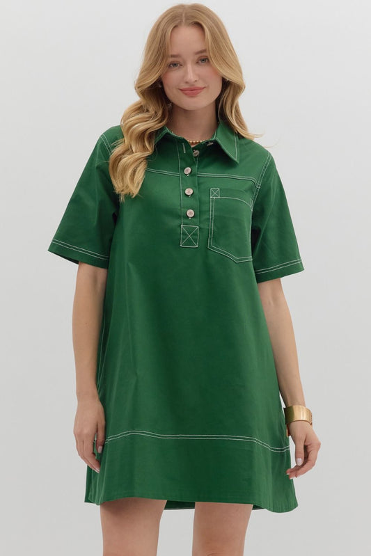 Mini Shirt Dress