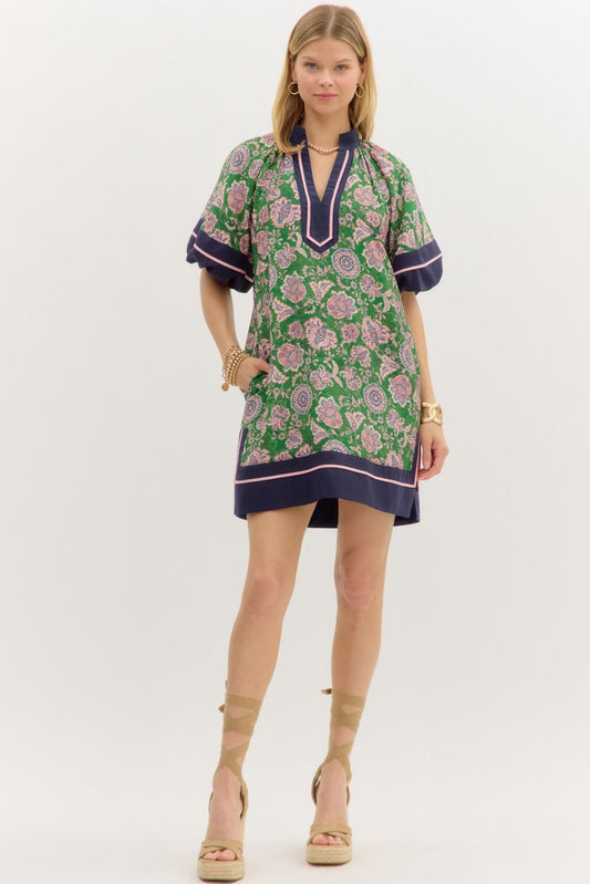 Floral Paisley Dress