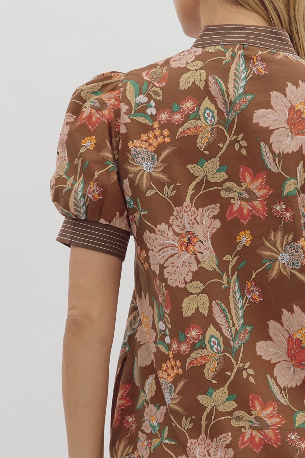 Autumn Floral Mini Dress
