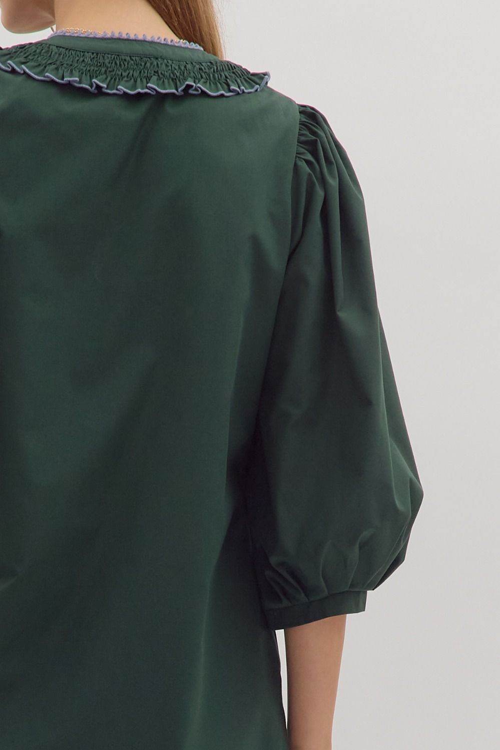 Embroidered Mini Dress