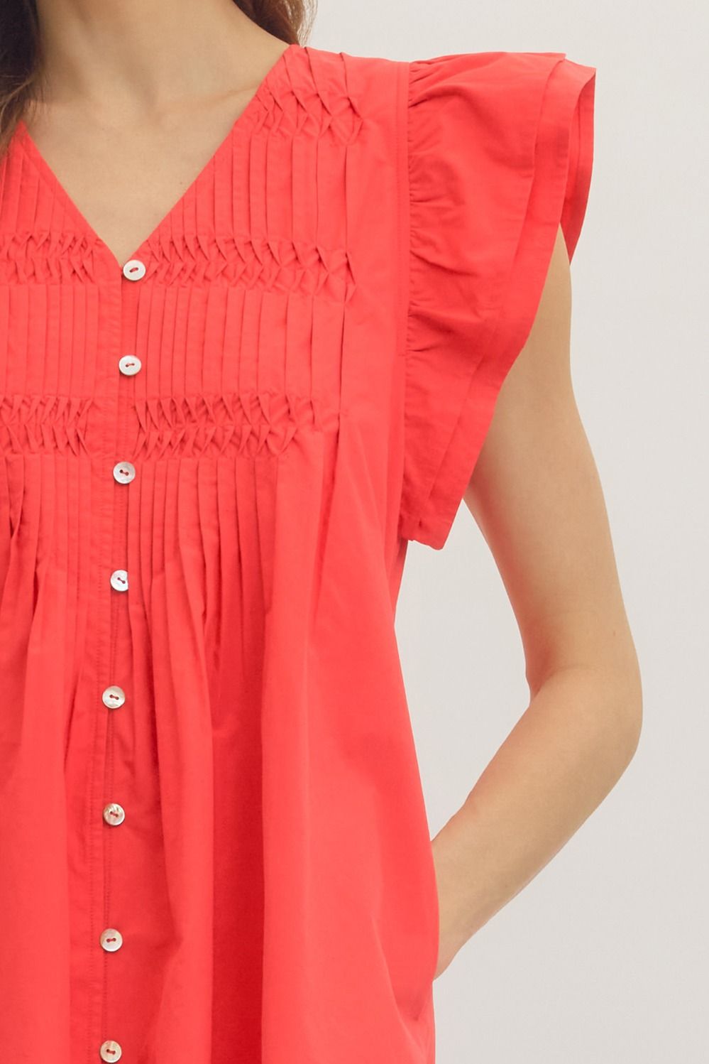 Flutter Sleeve Mini Dress