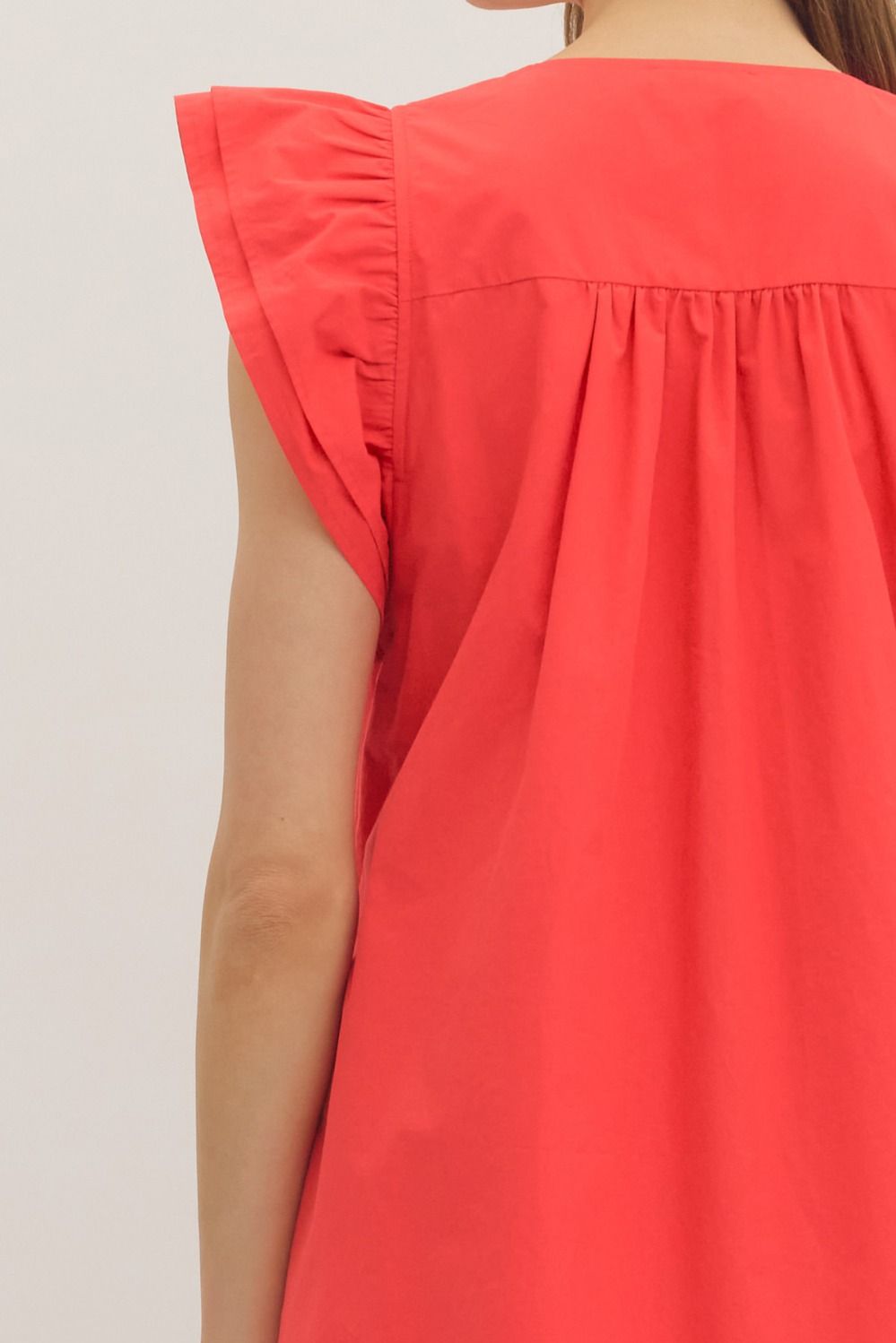 Flutter Sleeve Mini Dress