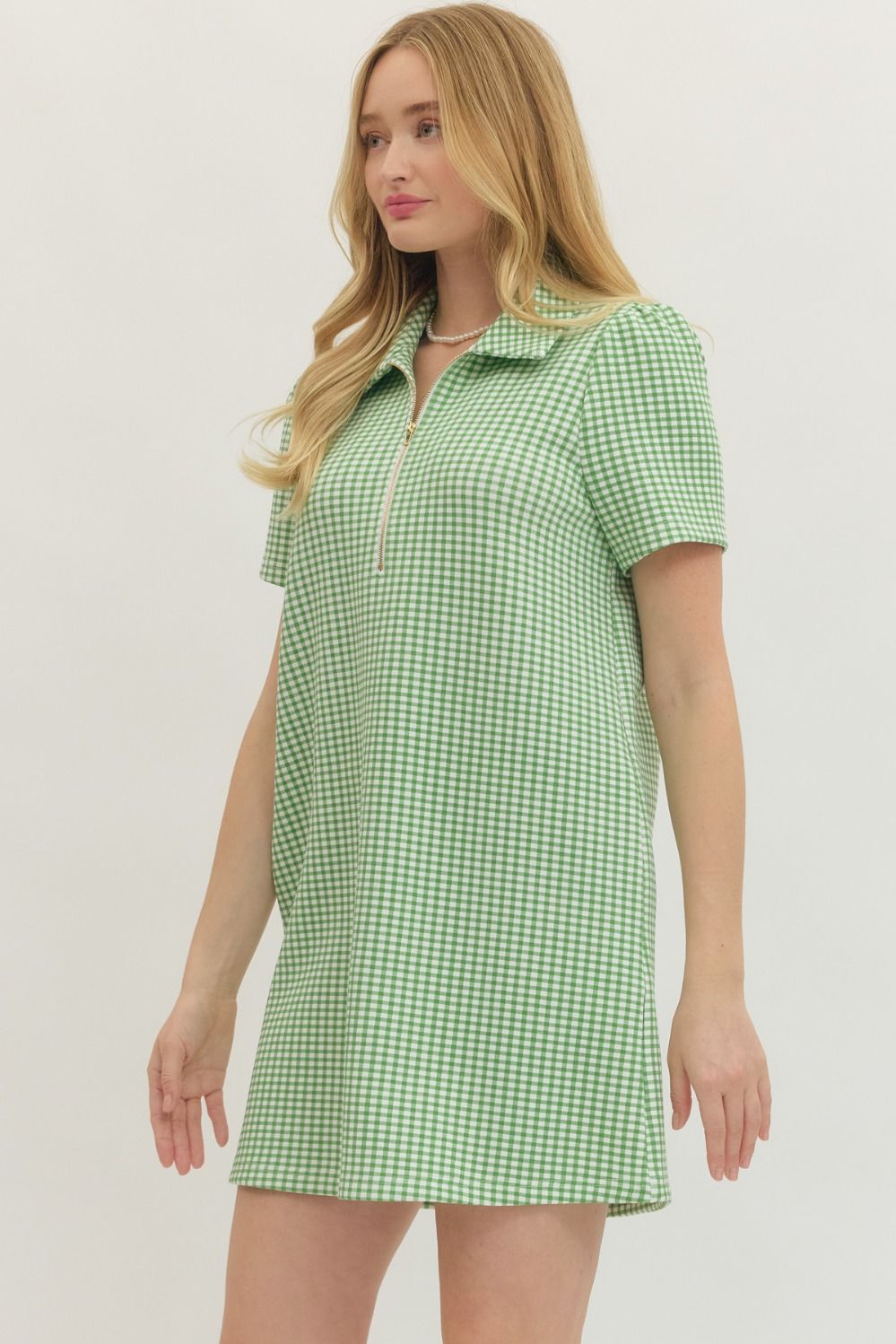 Gingham Mini Dress