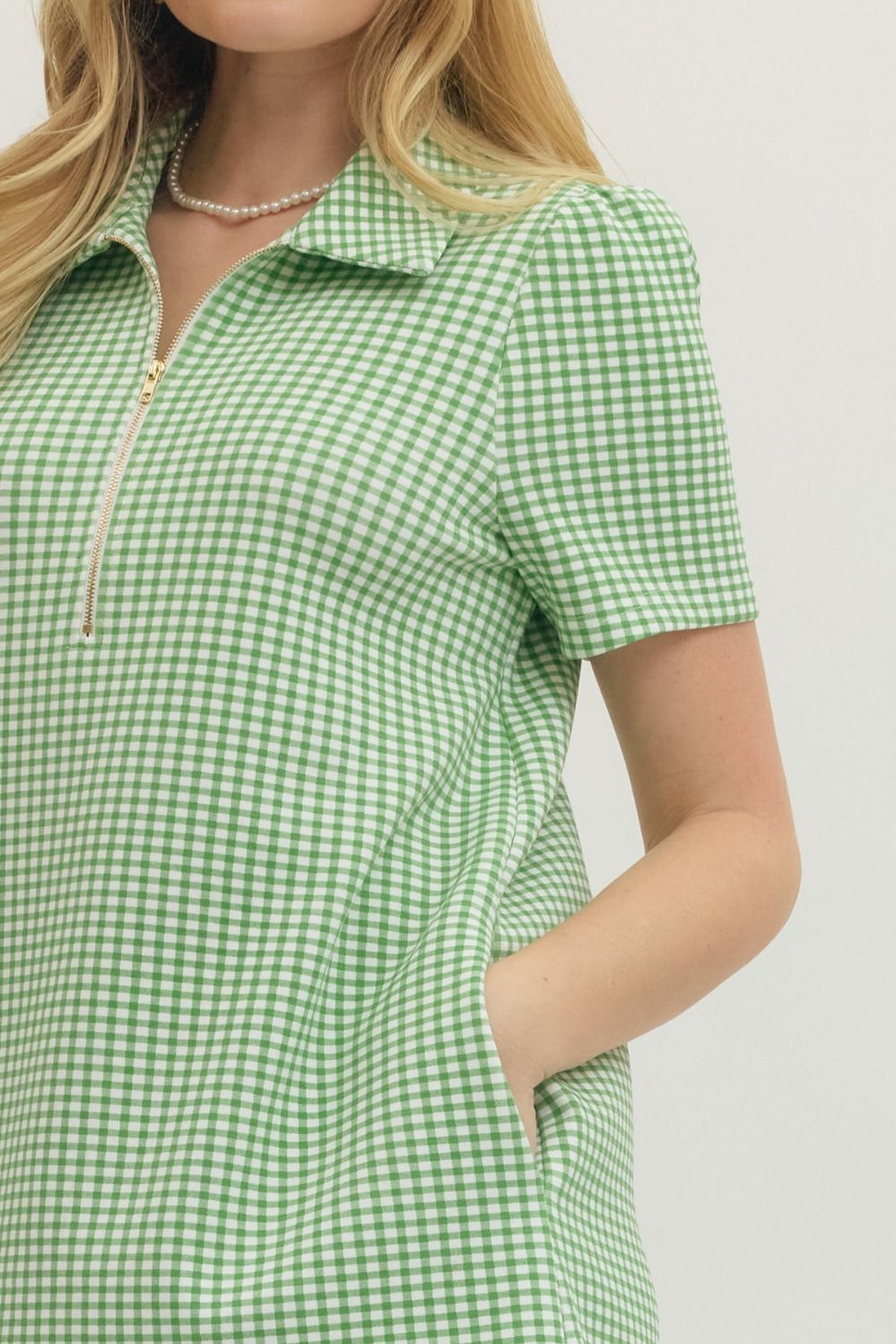 Gingham Mini Dress