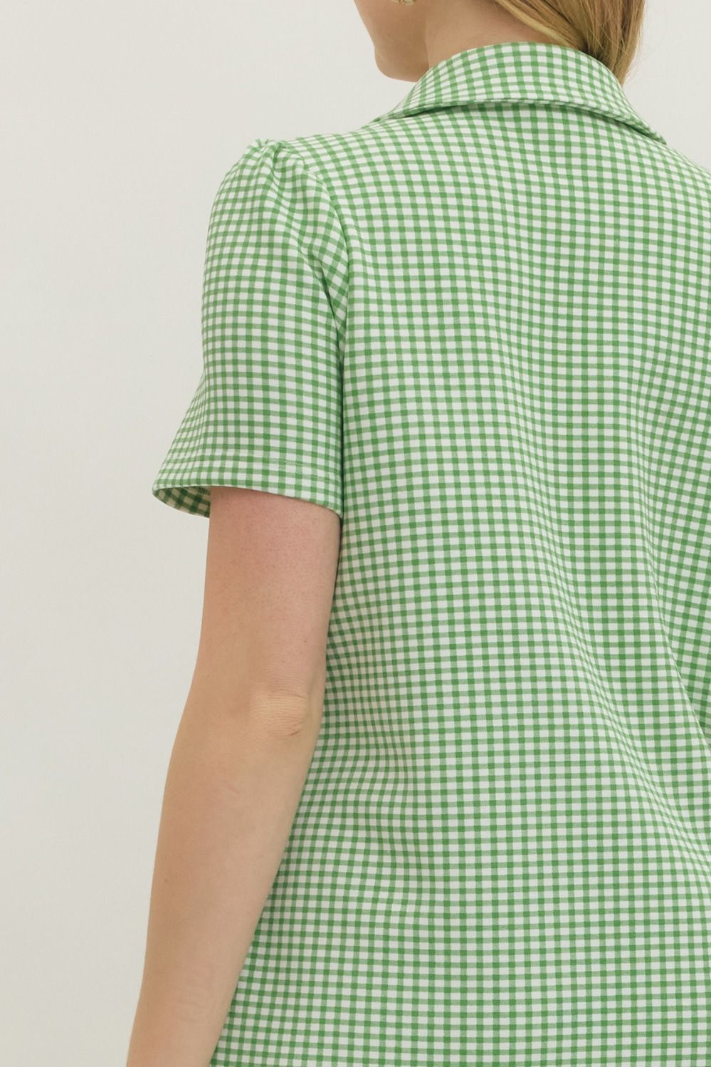 Gingham Mini Dress