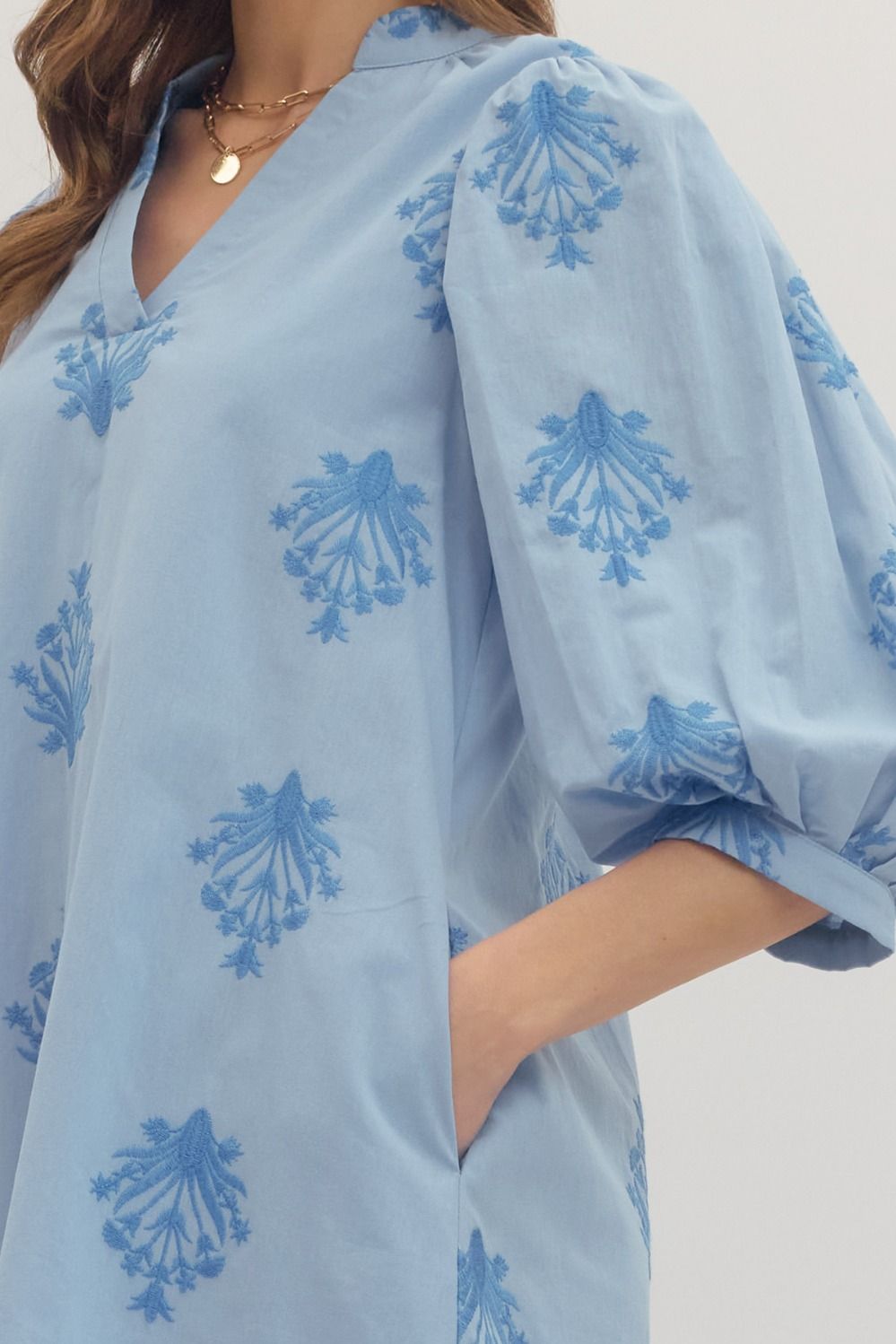 Bloom Puff Sleeve Mini Dress