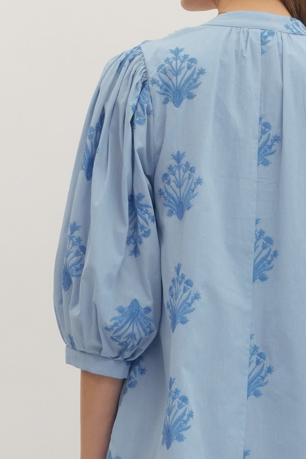 Bloom Puff Sleeve Mini Dress