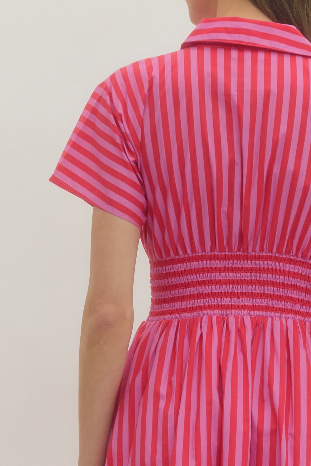 Striped Midi Dress