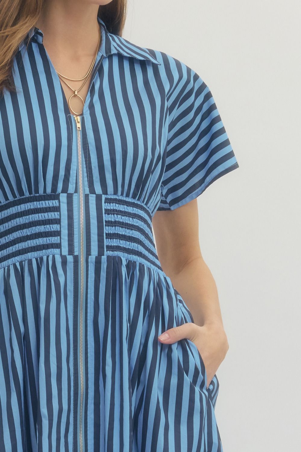 Striped Midi Dress