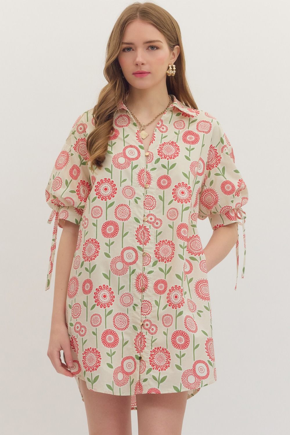 Botanical Print Dress