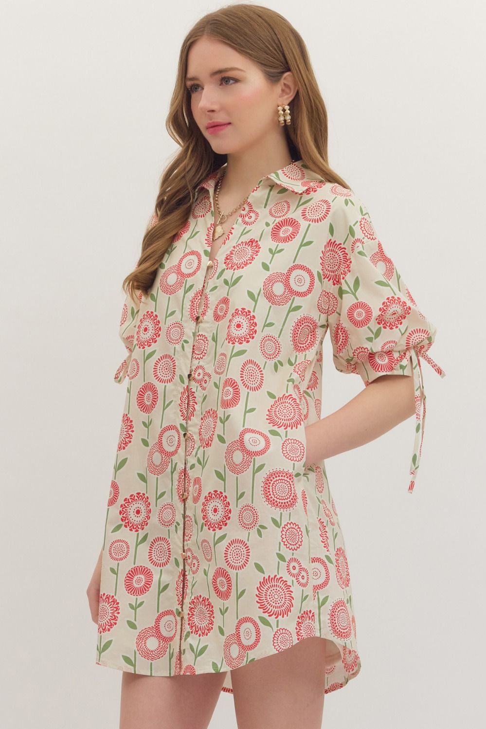Botanical Print Dress