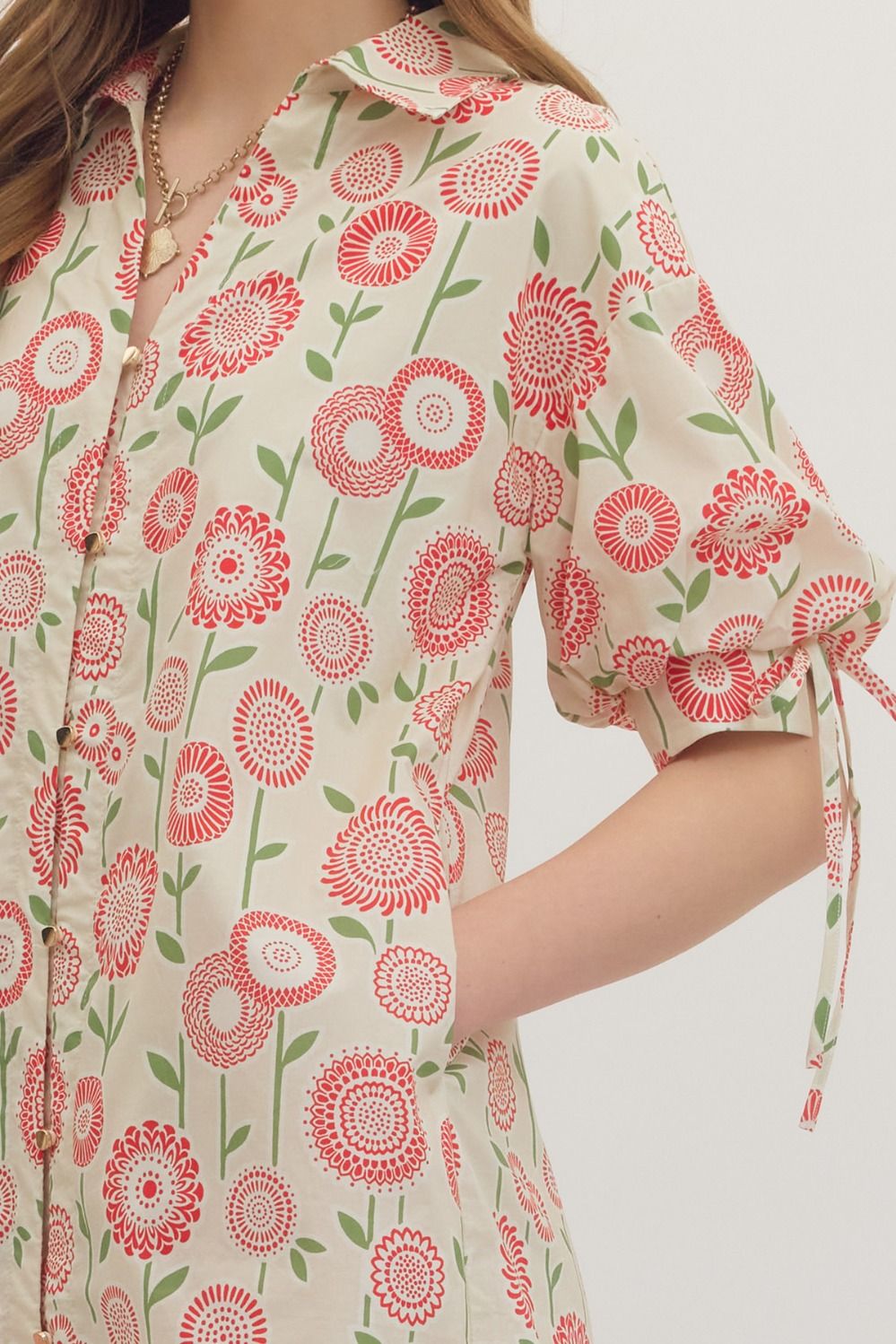 Botanical Print Dress