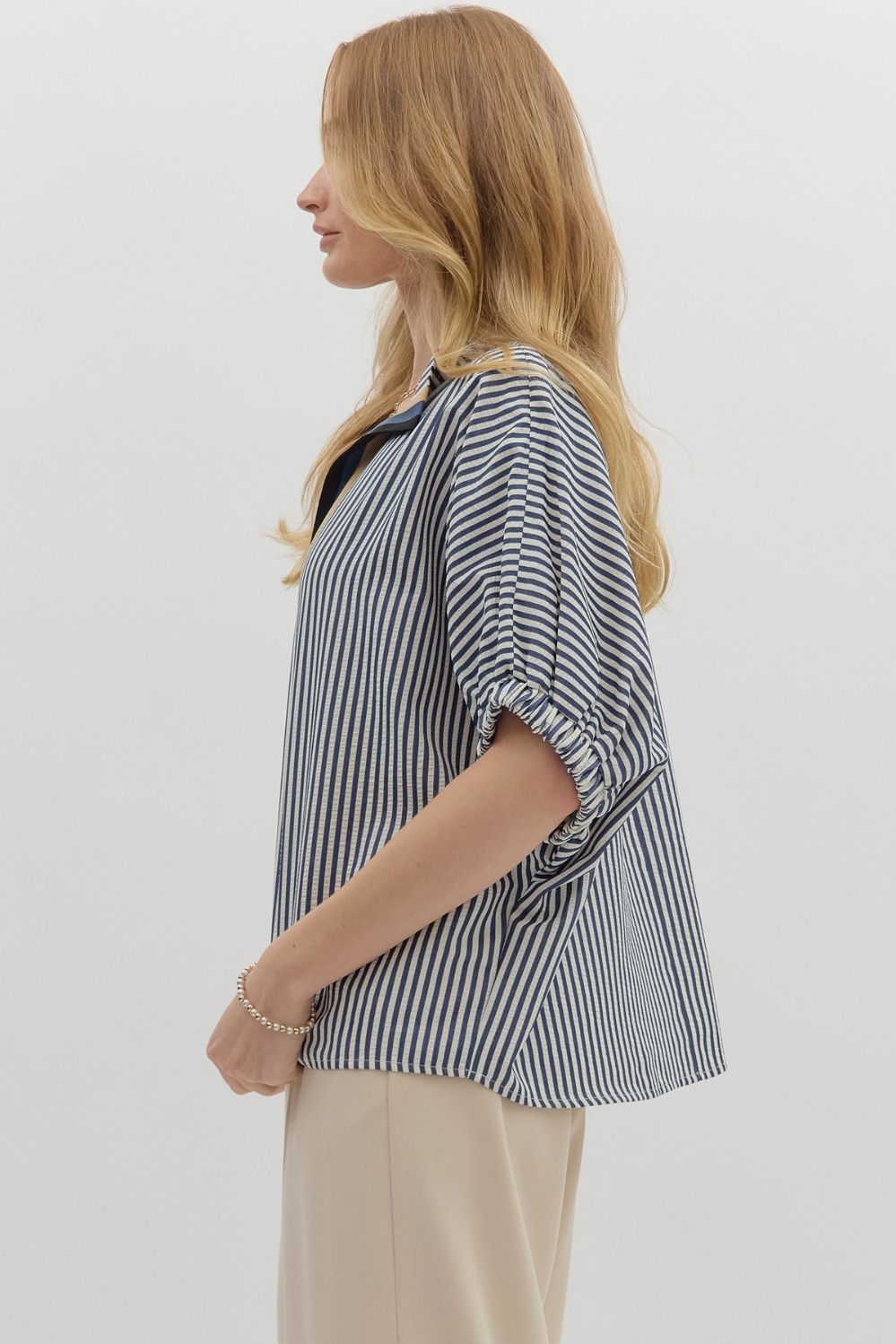 Striped Dolman Top