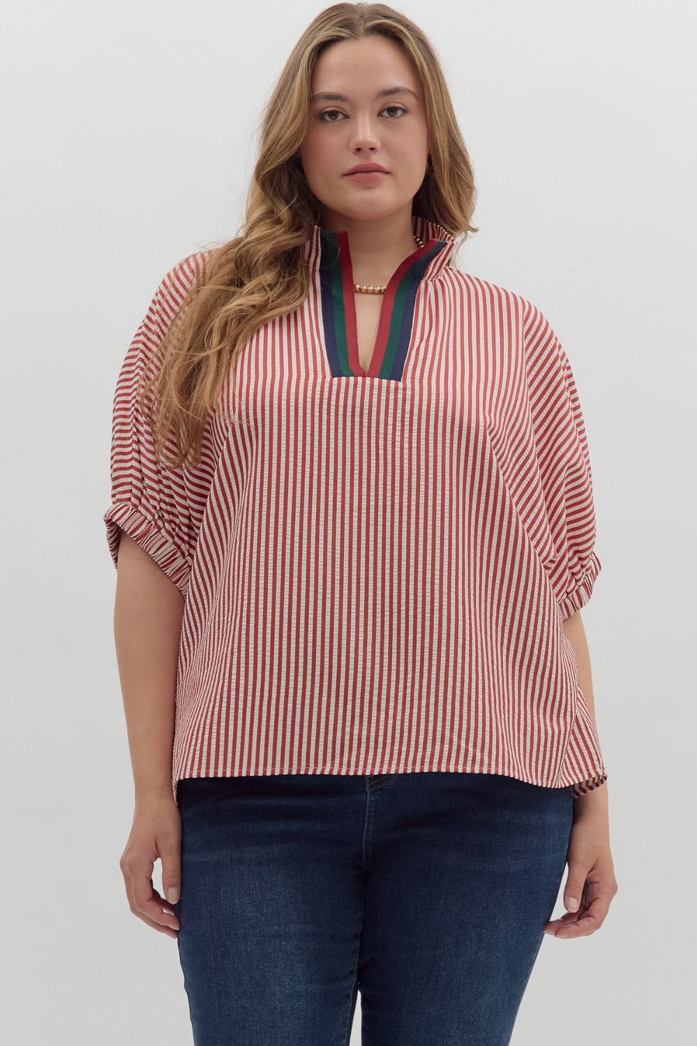 Striped Dolman Top